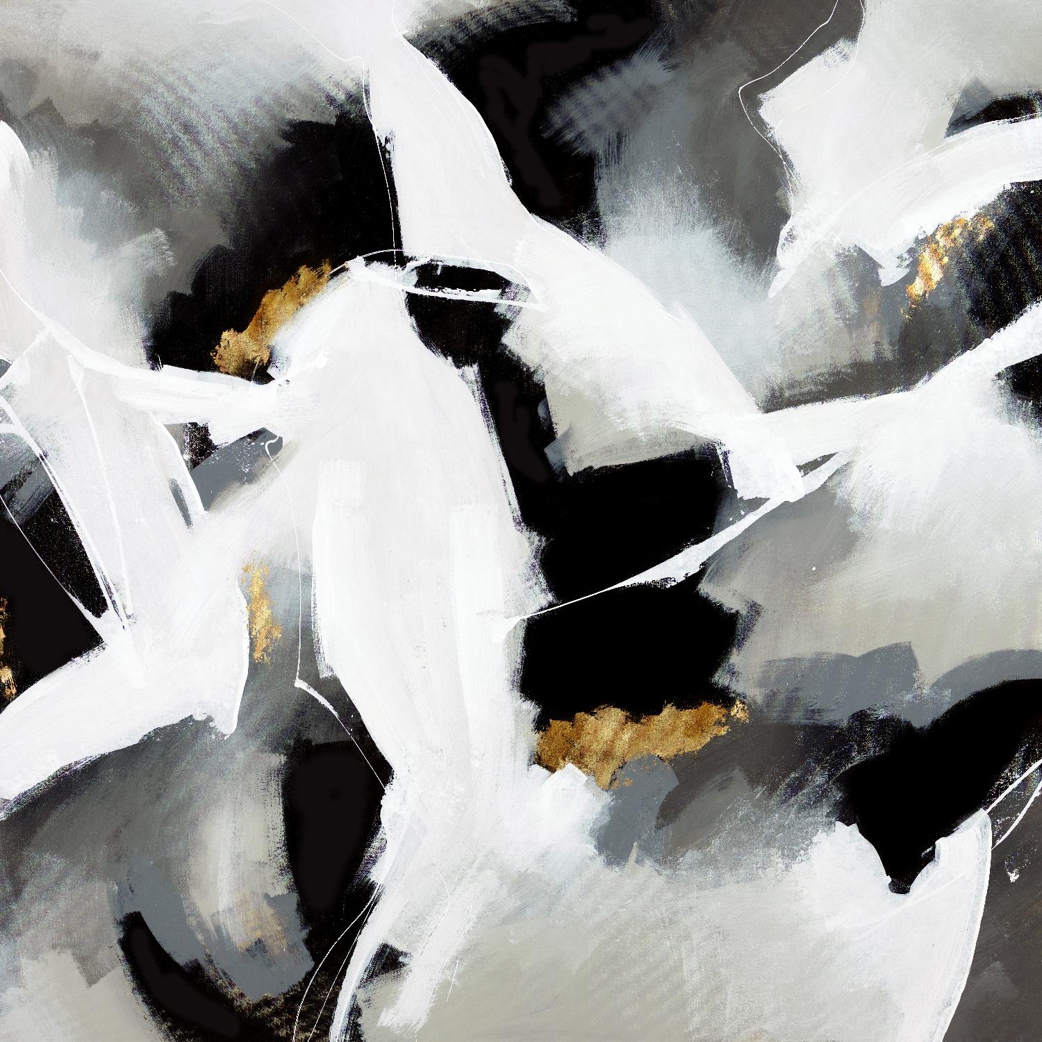 Driven to Dig In by Daleno Art on GIANT ART - gold abstract abstrait