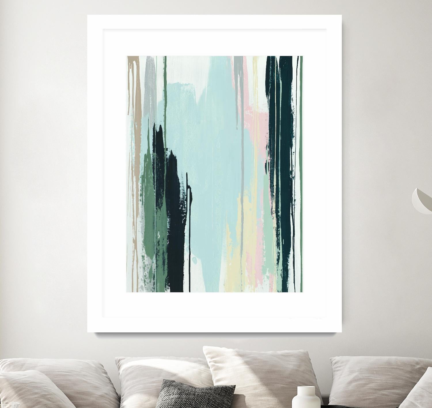 Splendid Mirage I by Daleno Art on GIANT ART - pink abstract abstrait