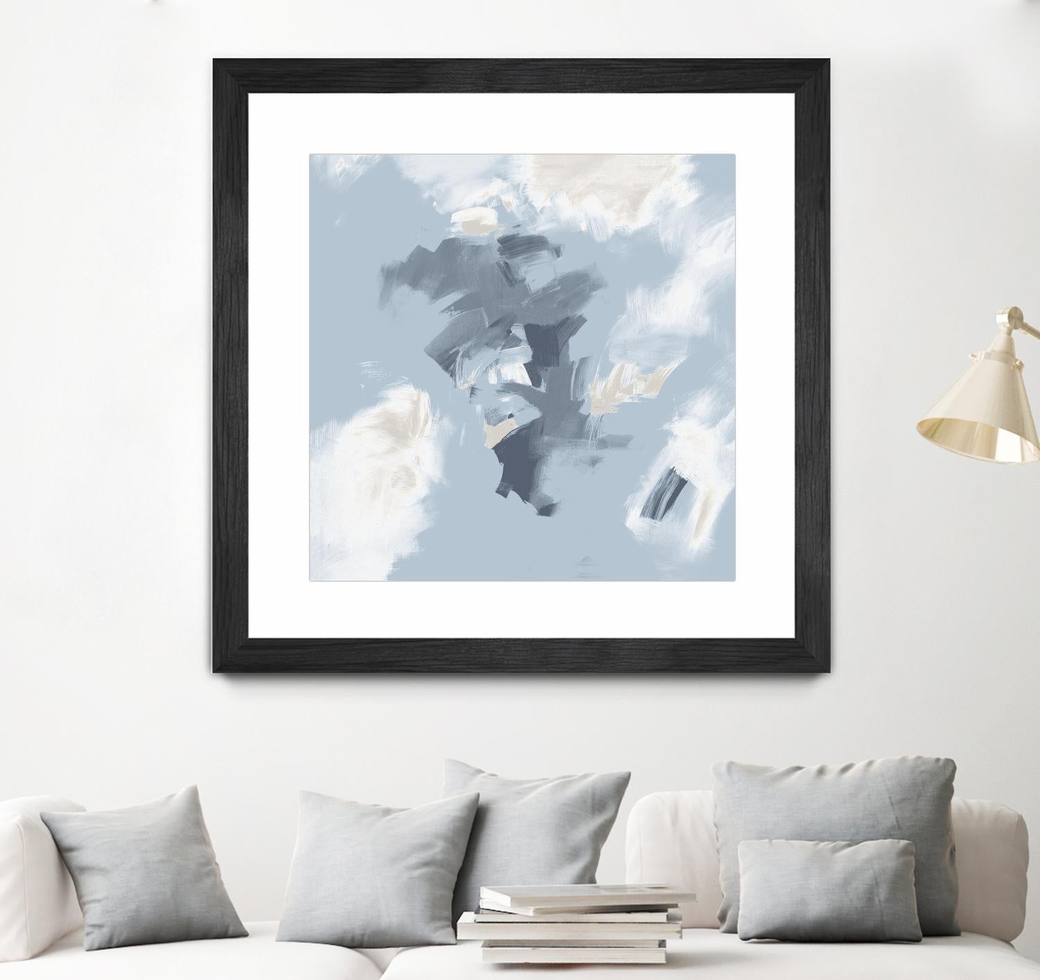 Peaches and Cream II by Daleno Art on GIANT ART - beige abstract