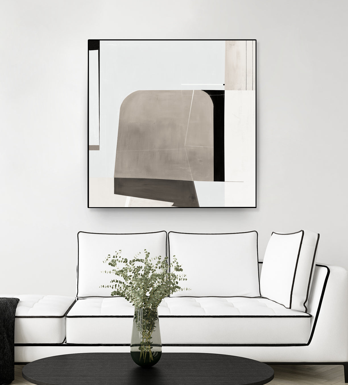 Rugby II by Daleno Art on GIANT ART - beige abstract