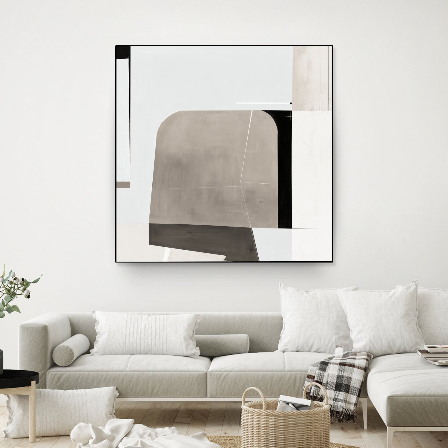 Rugby II by Daleno Art on GIANT ART - beige abstract