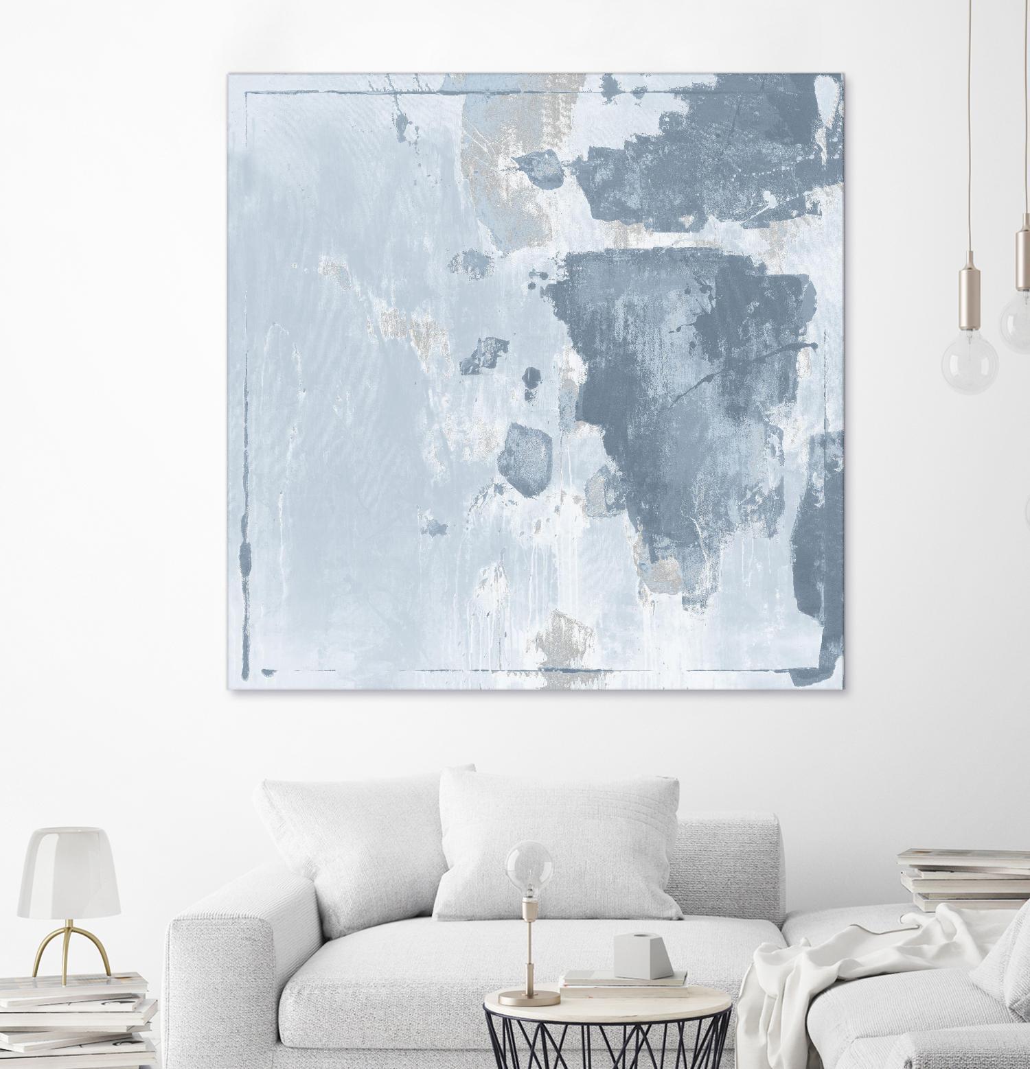 Texas Stamp II by Daleno Art on GIANT ART - blue abstract abstrait