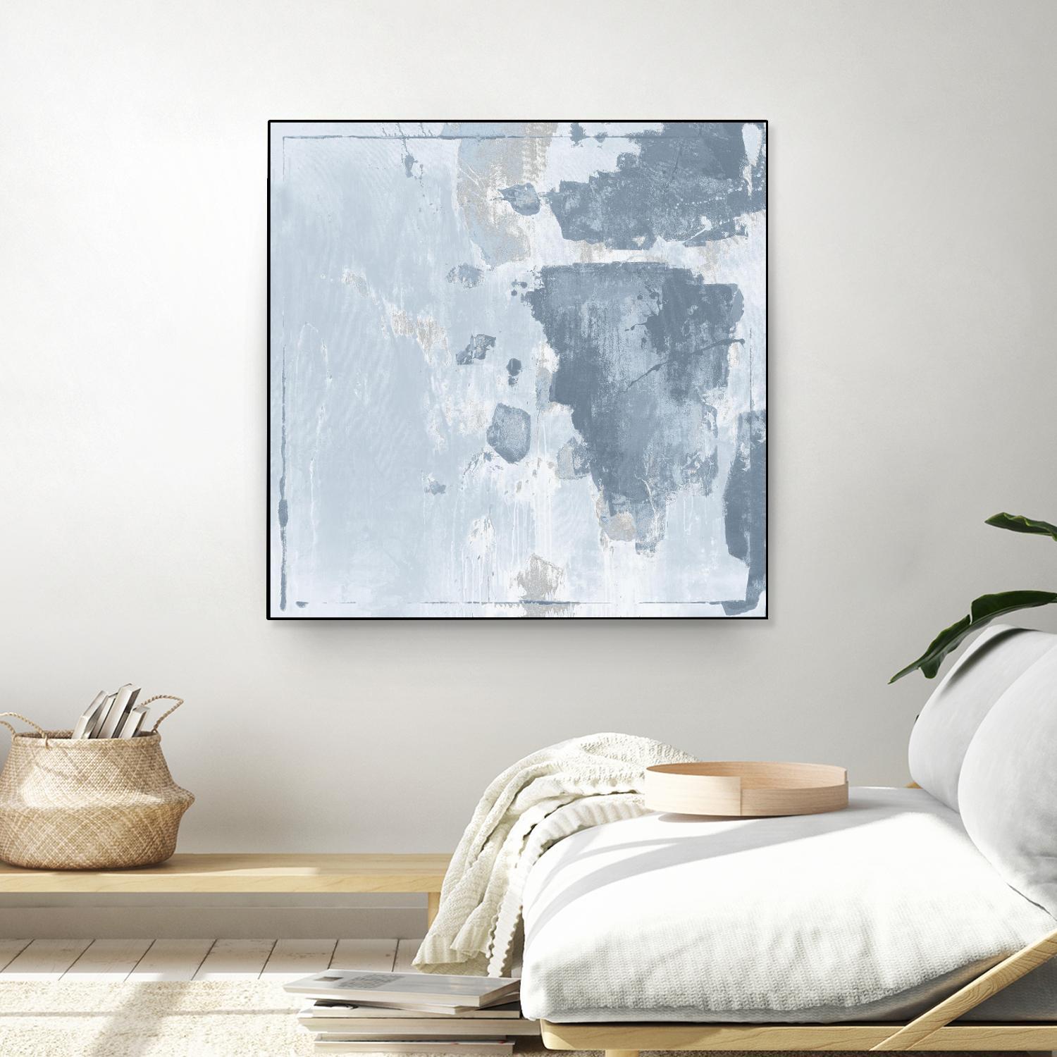 Texas Stamp II by Daleno Art on GIANT ART - blue abstract abstrait