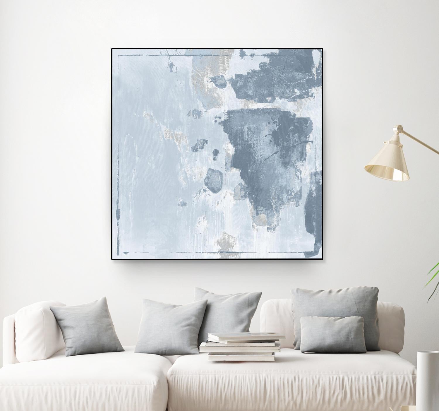 Texas Stamp II by Daleno Art on GIANT ART - blue abstract abstrait