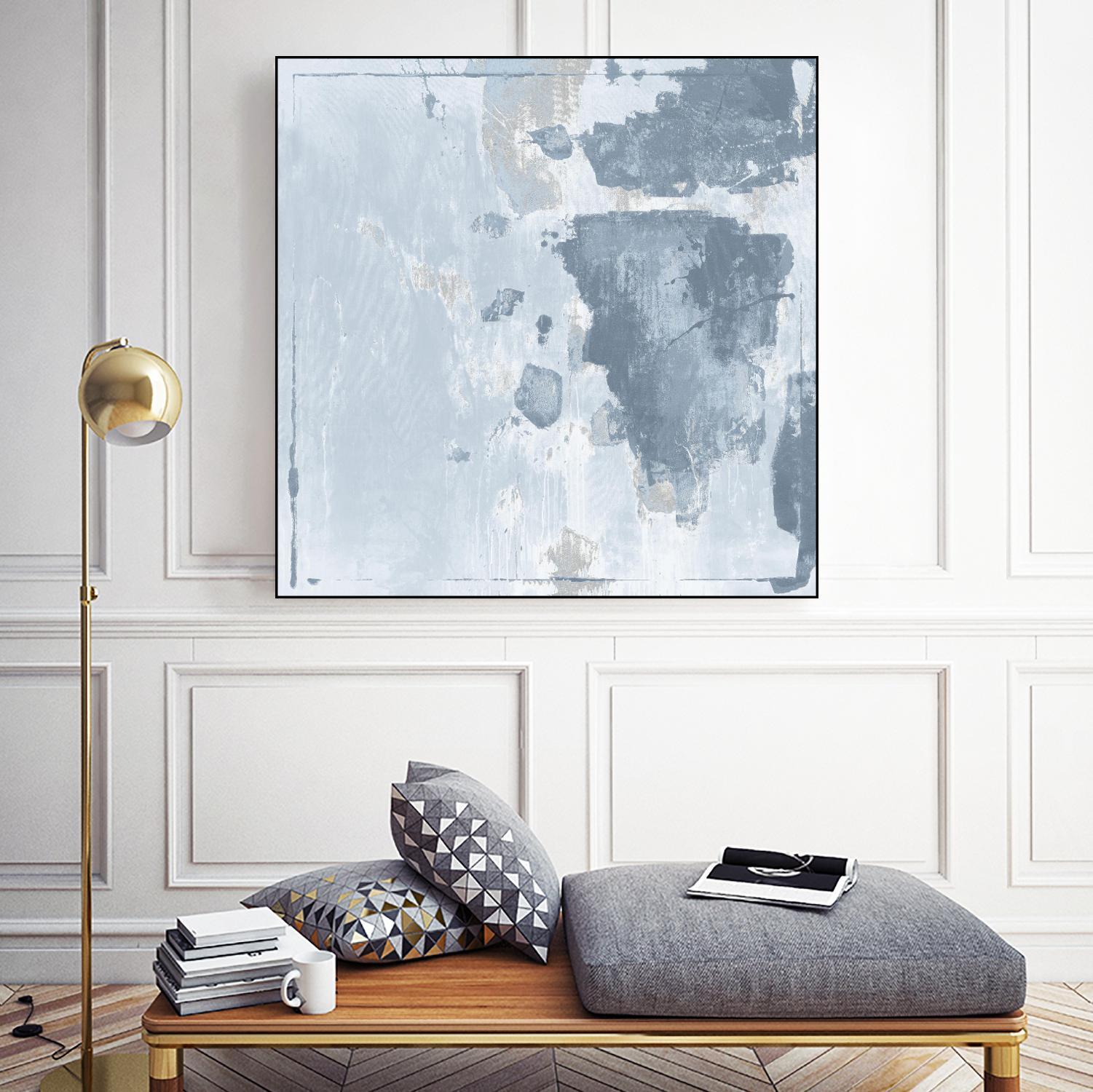 Texas Stamp II by Daleno Art on GIANT ART - blue abstract abstrait