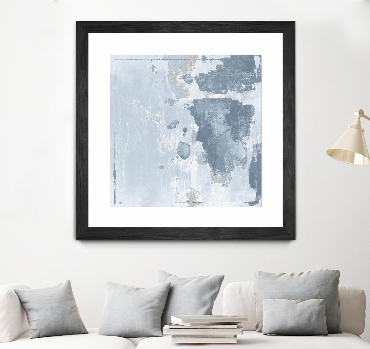 Texas Stamp II by Daleno Art on GIANT ART - blue abstract abstrait