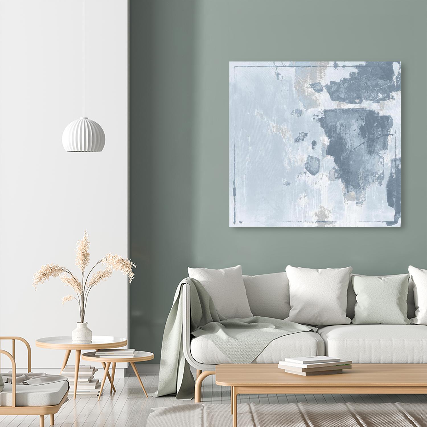 Texas Stamp II by Daleno Art on GIANT ART - blue abstract abstrait