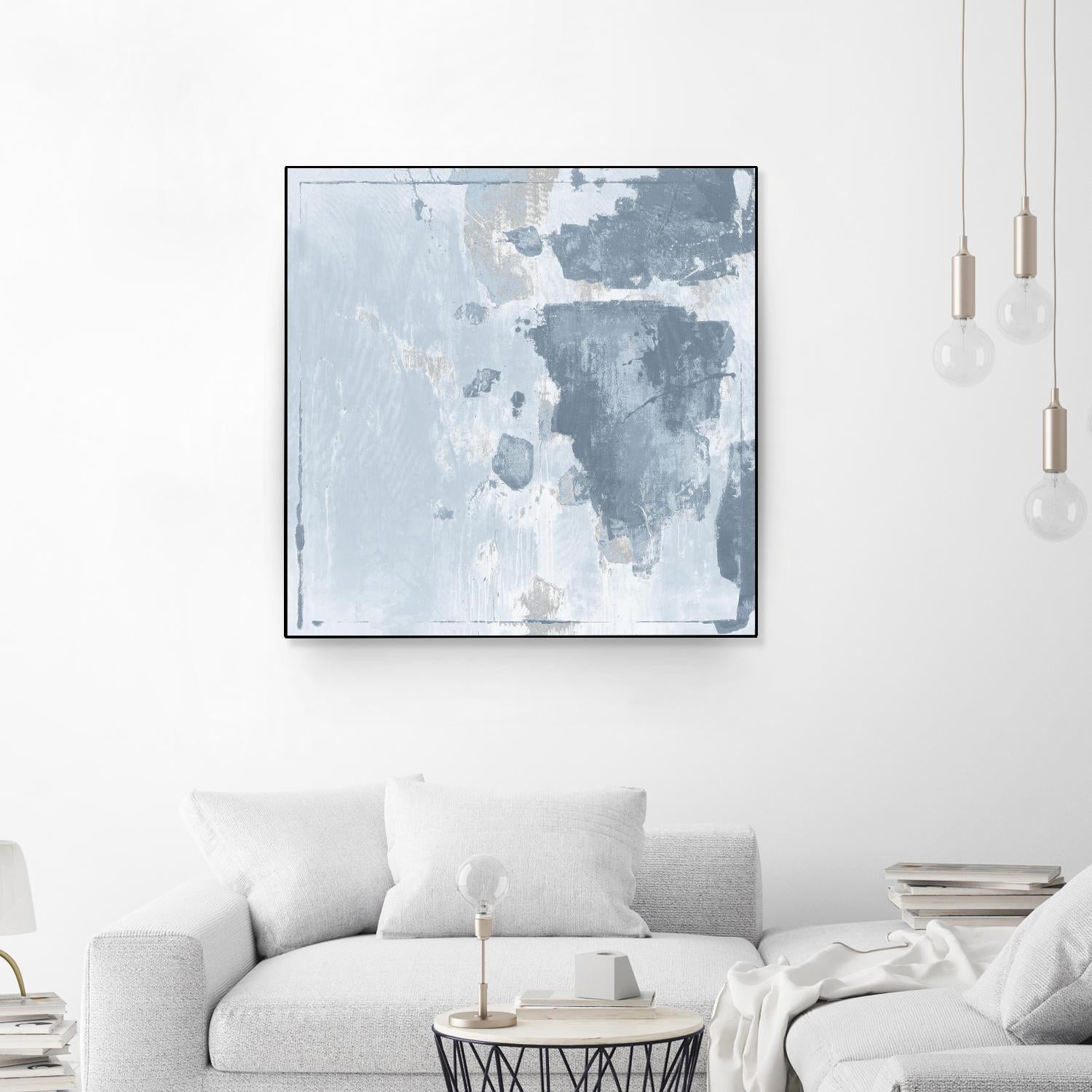 Texas Stamp II by Daleno Art on GIANT ART - blue abstract abstrait