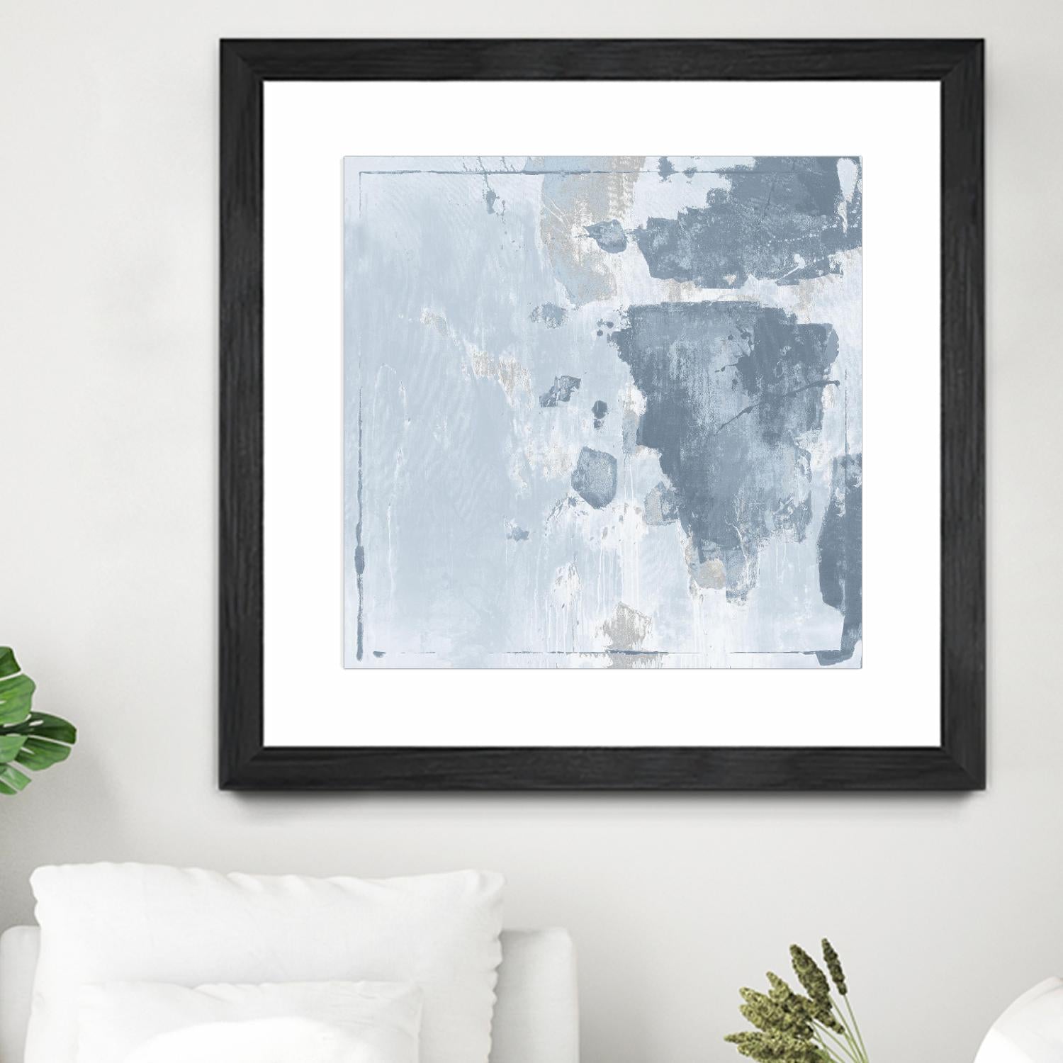 Texas Stamp II by Daleno Art on GIANT ART - blue abstract abstrait