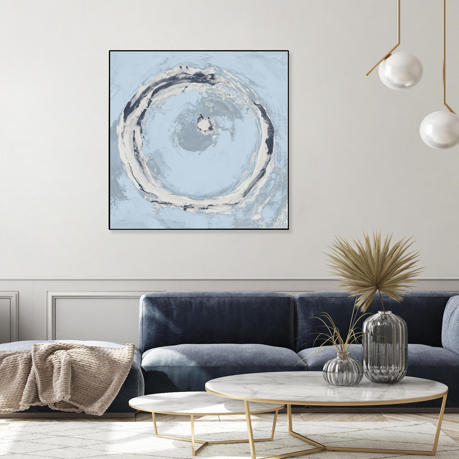 The Calm Before II by Daleno Art on GIANT ART - blue abstract abstrait