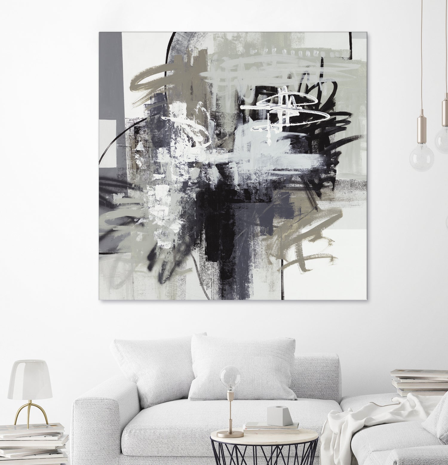 Loud Mouth by Daleno Art on GIANT ART - white abstract