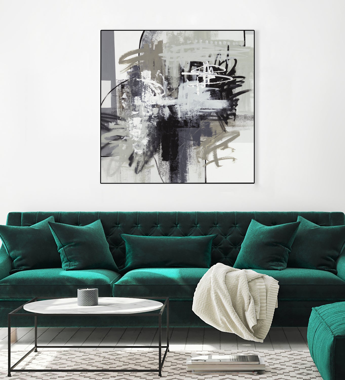 Loud Mouth by Daleno Art on GIANT ART - white abstract