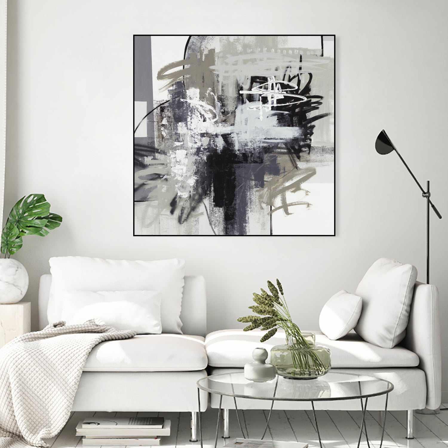 Loud Mouth by Daleno Art on GIANT ART - white abstract