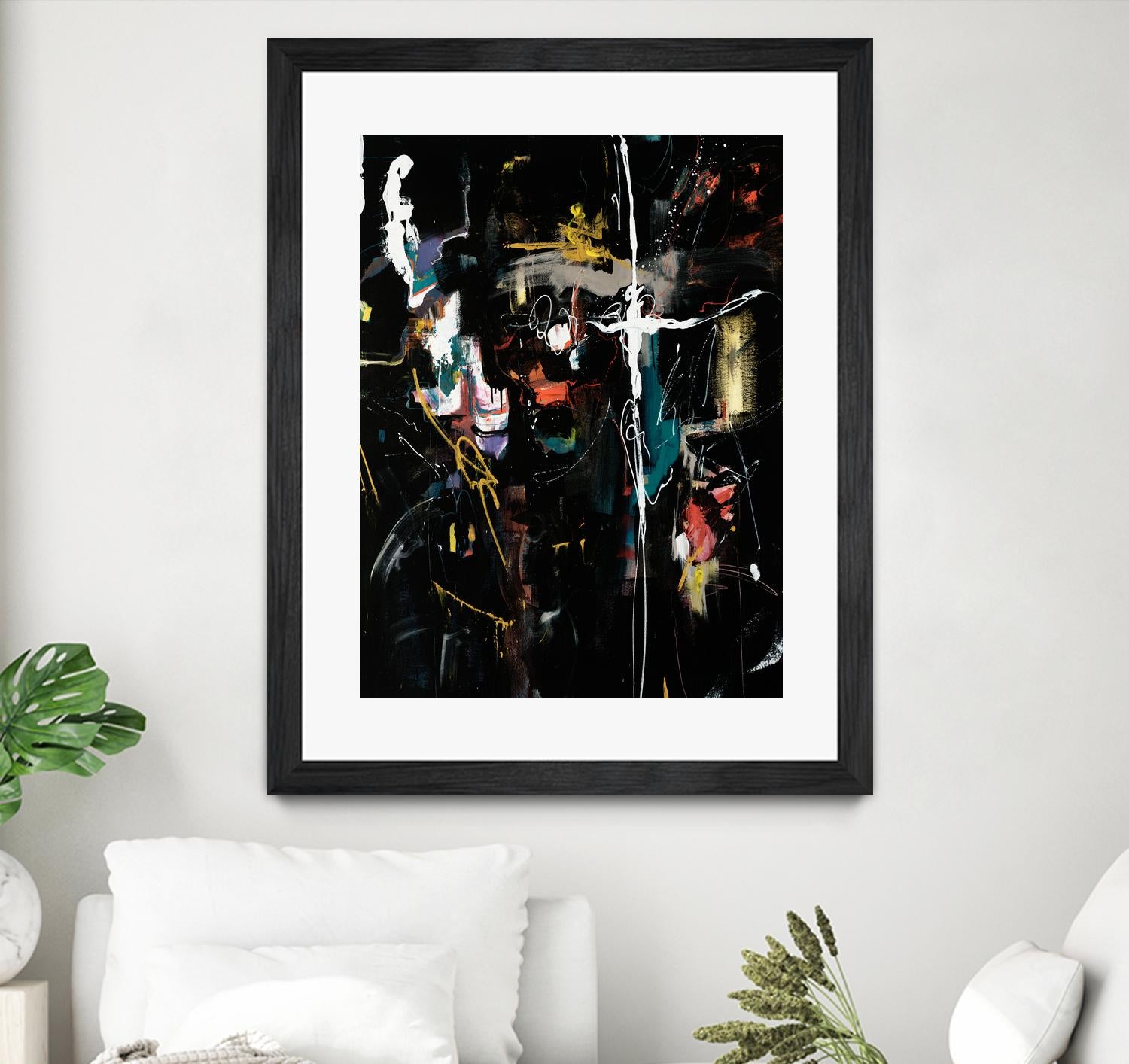 Club Merriment II by Daleno Art on GIANT ART - orange abstract