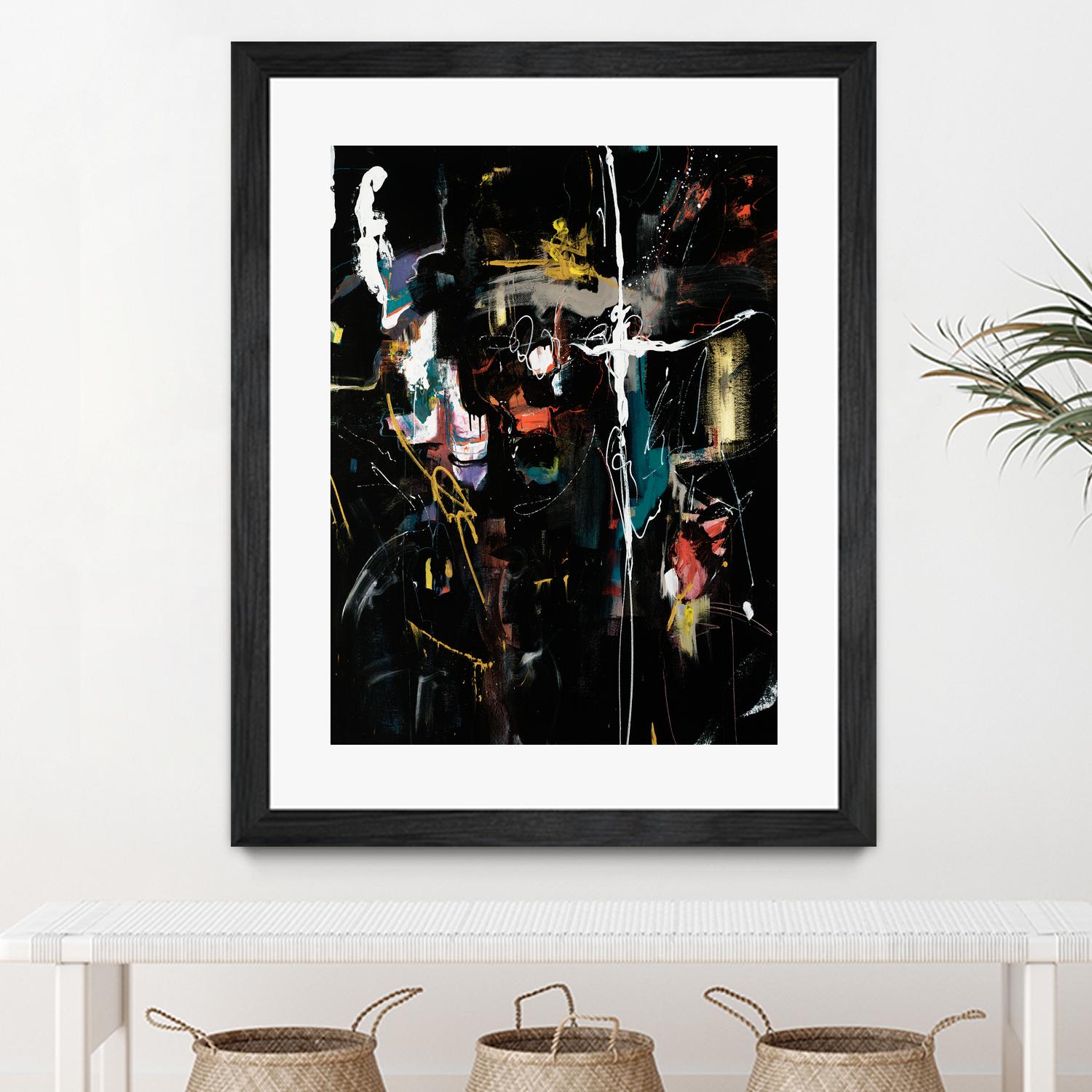 Club Merriment II by Daleno Art on GIANT ART - orange abstract