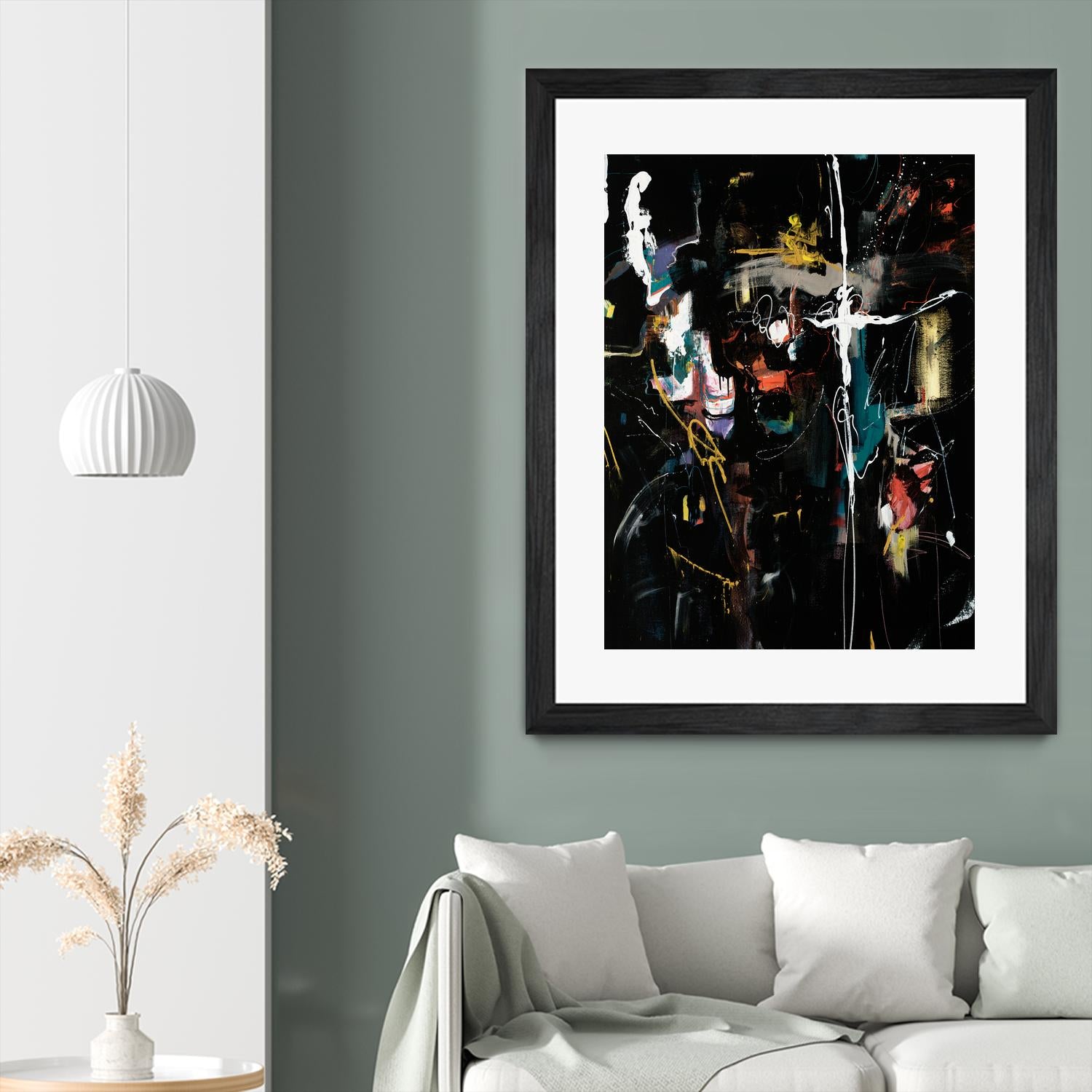 Club Merriment II by Daleno Art on GIANT ART - orange abstract