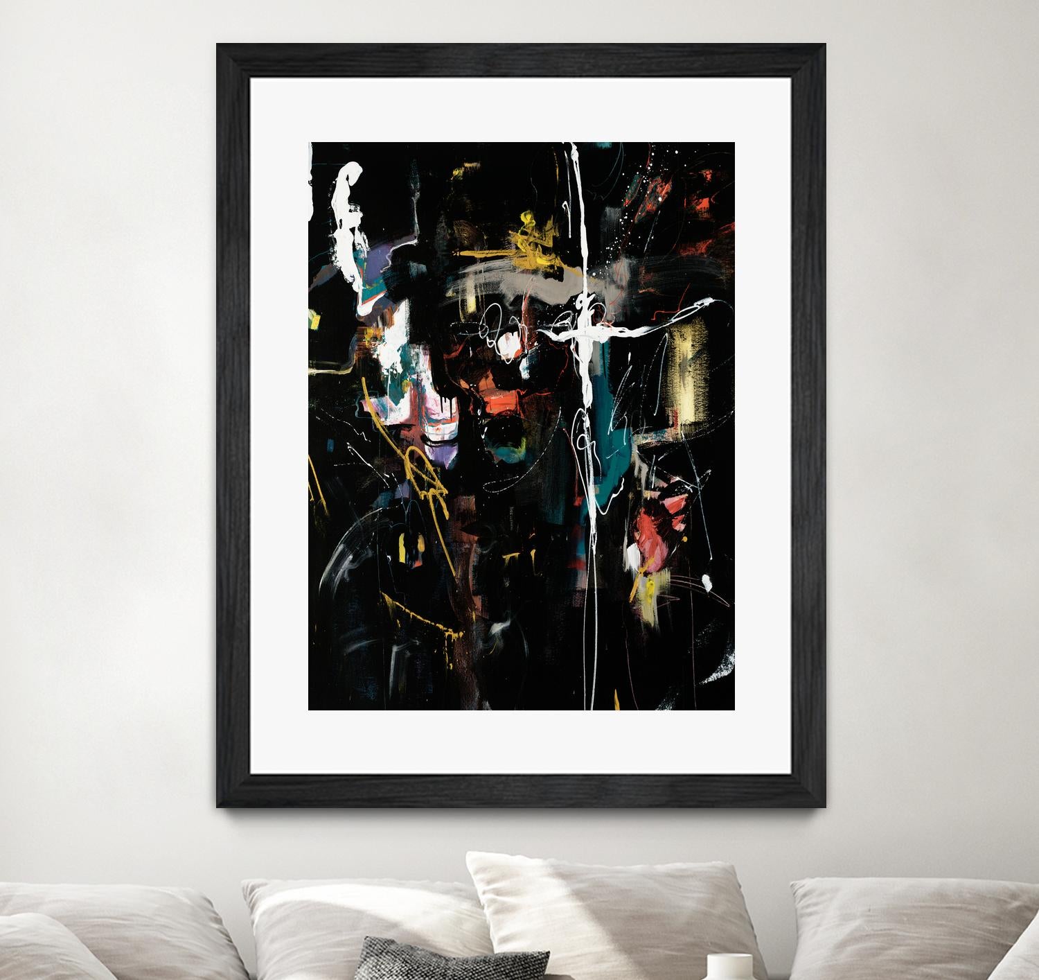 Club Merriment II by Daleno Art on GIANT ART - orange abstract