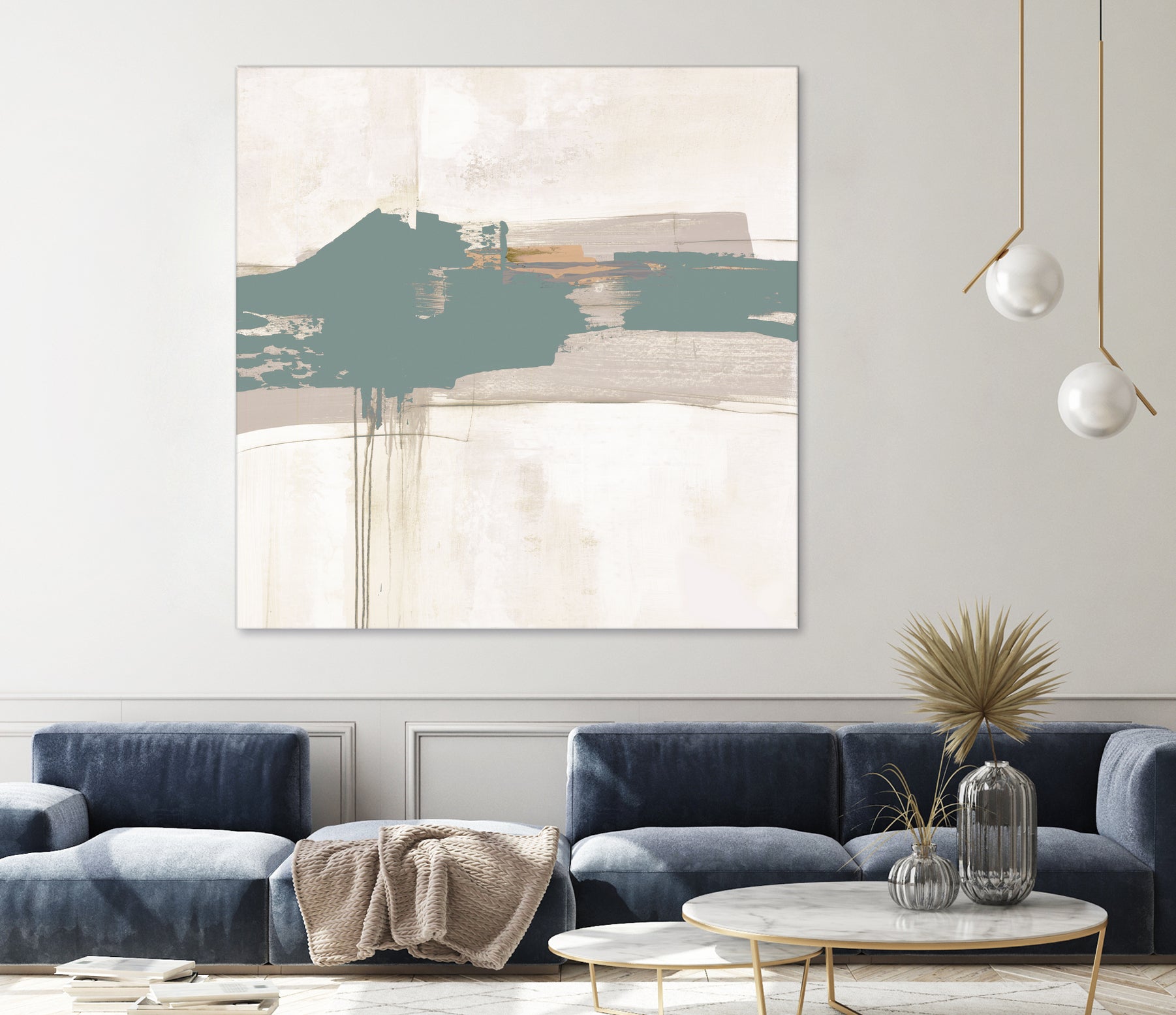 Complex Mind III by Daleno Art on GIANT ART - green abstract