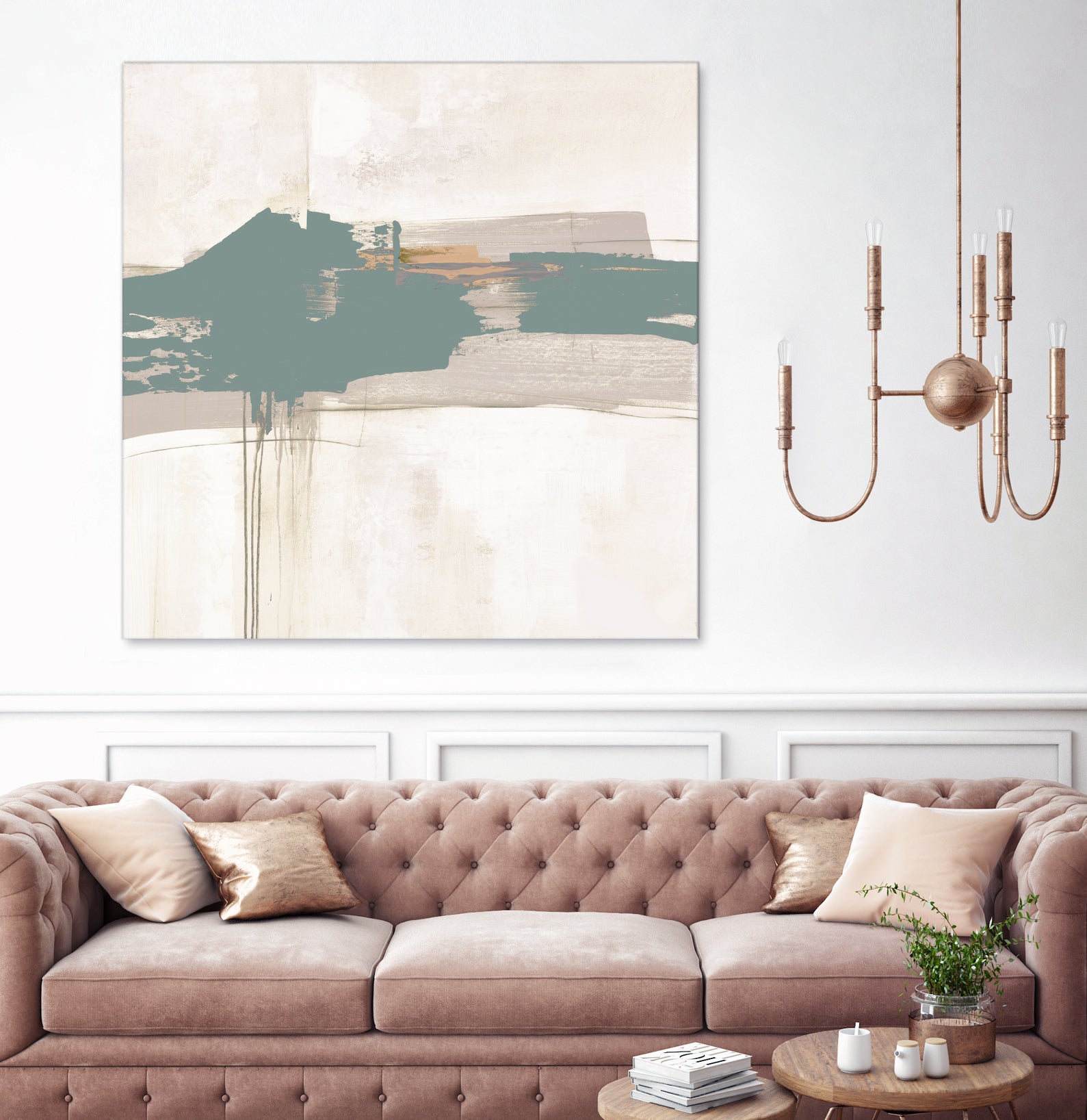 Complex Mind III by Daleno Art on GIANT ART - green abstract