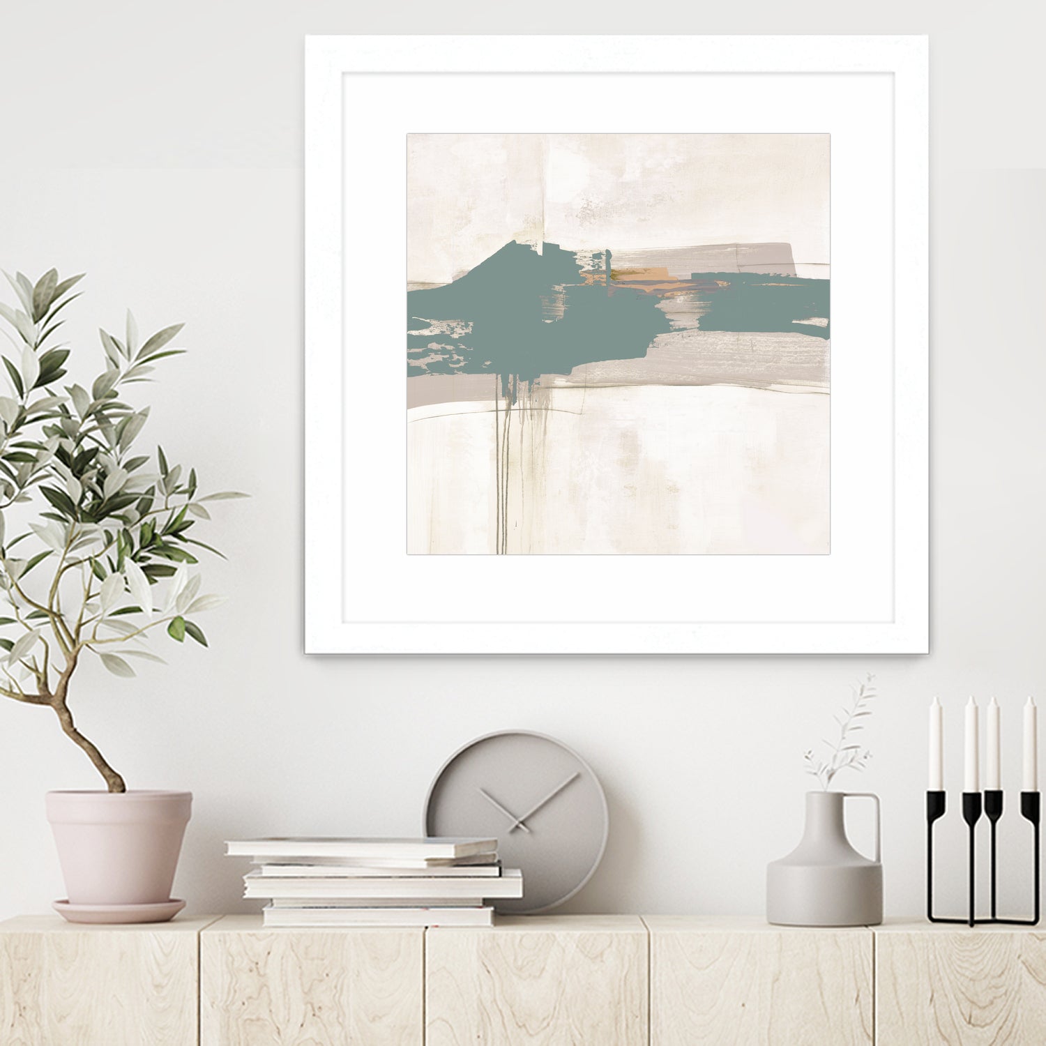 Complex Mind III by Daleno Art on GIANT ART - green abstract