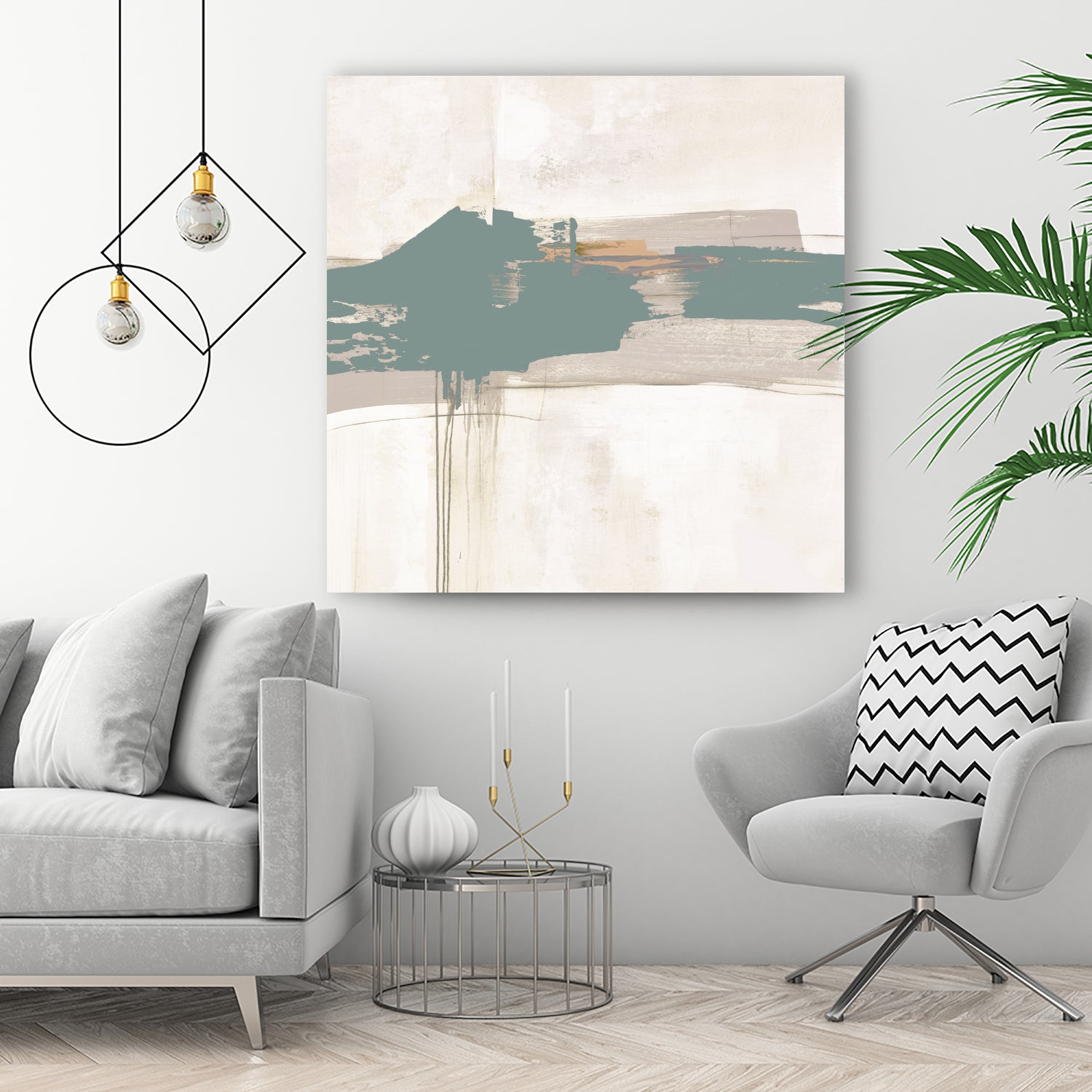 Complex Mind III by Daleno Art on GIANT ART - green abstract