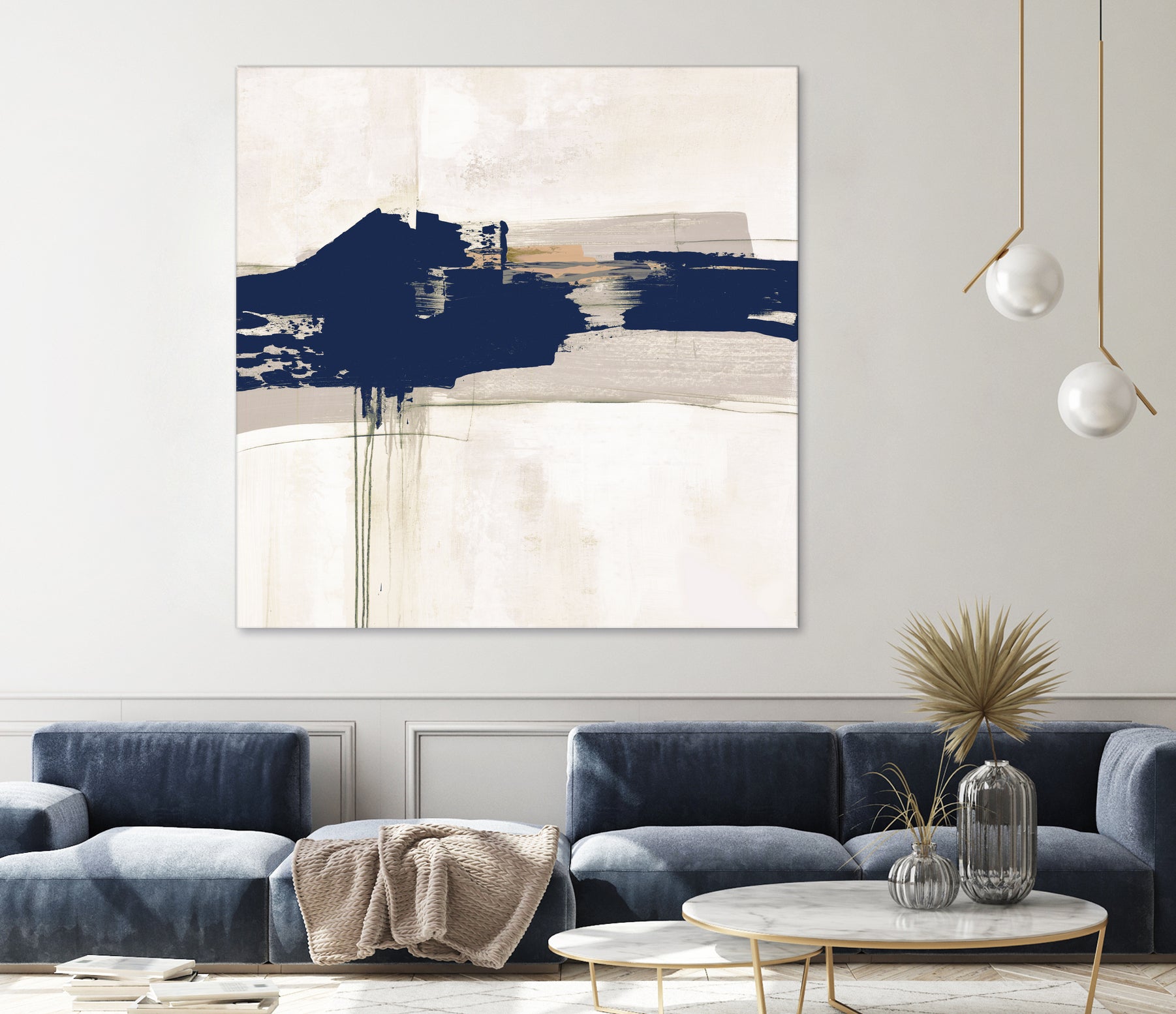 Complex Mind IV by Daleno Art on GIANT ART - blue abstract