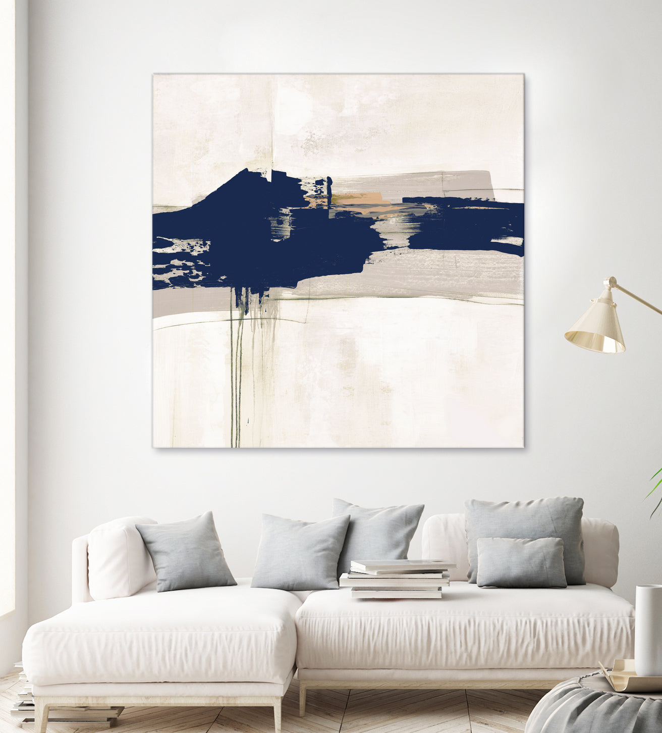 Complex Mind IV by Daleno Art on GIANT ART - blue abstract