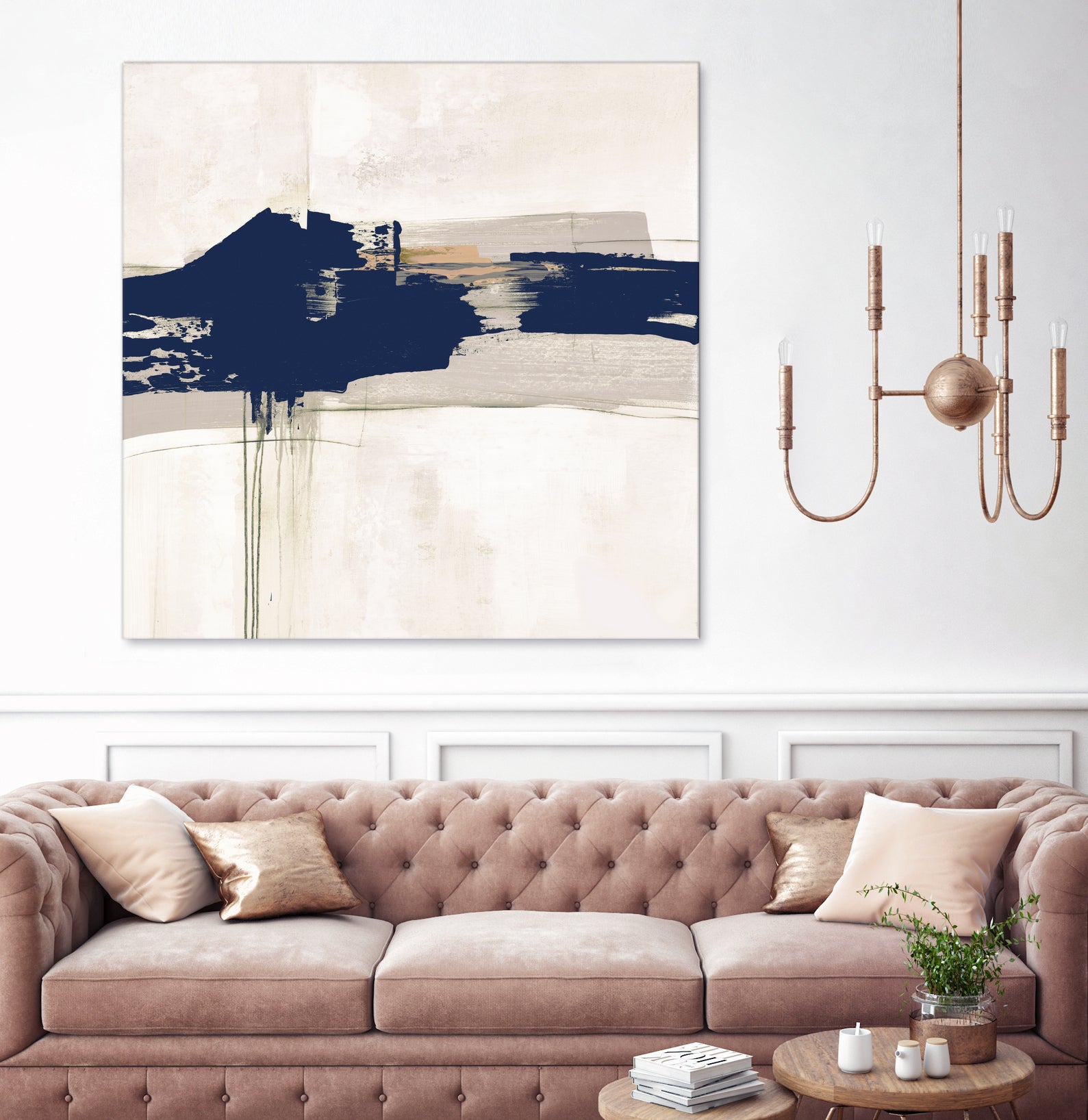 Complex Mind IV by Daleno Art on GIANT ART - blue abstract