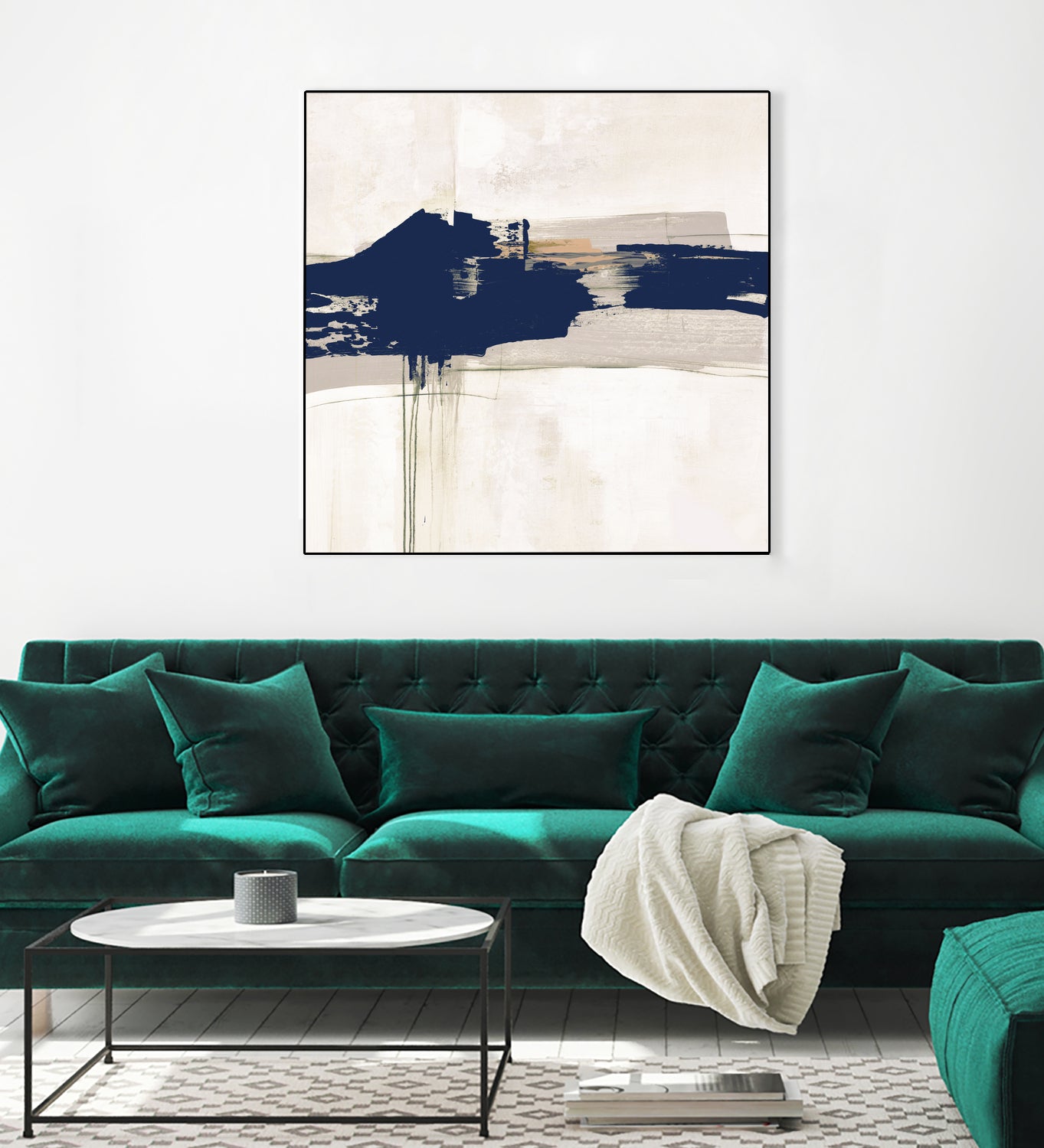 Complex Mind IV by Daleno Art on GIANT ART - blue abstract