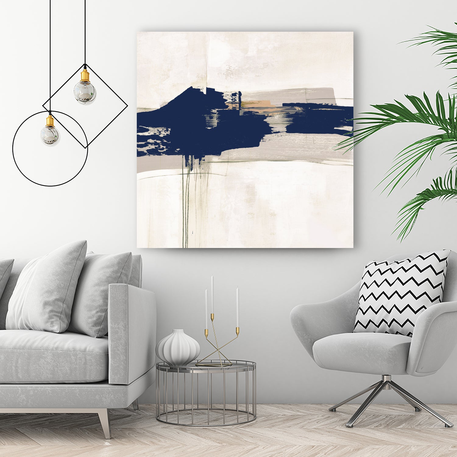 Complex Mind IV by Daleno Art on GIANT ART - blue abstract