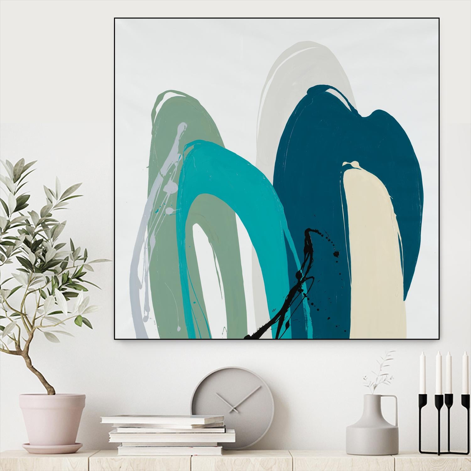 Foresighted by Daleno Art on GIANT ART - green abstract