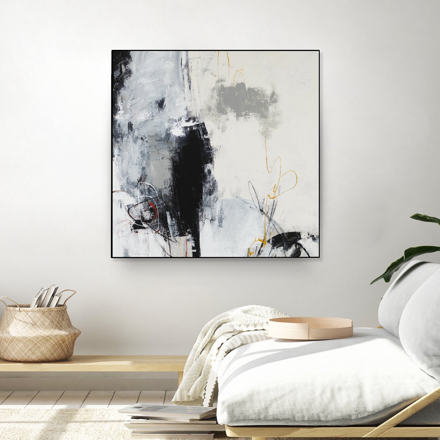 Center of the Mind by Daleno Art on GIANT ART - grey abstract