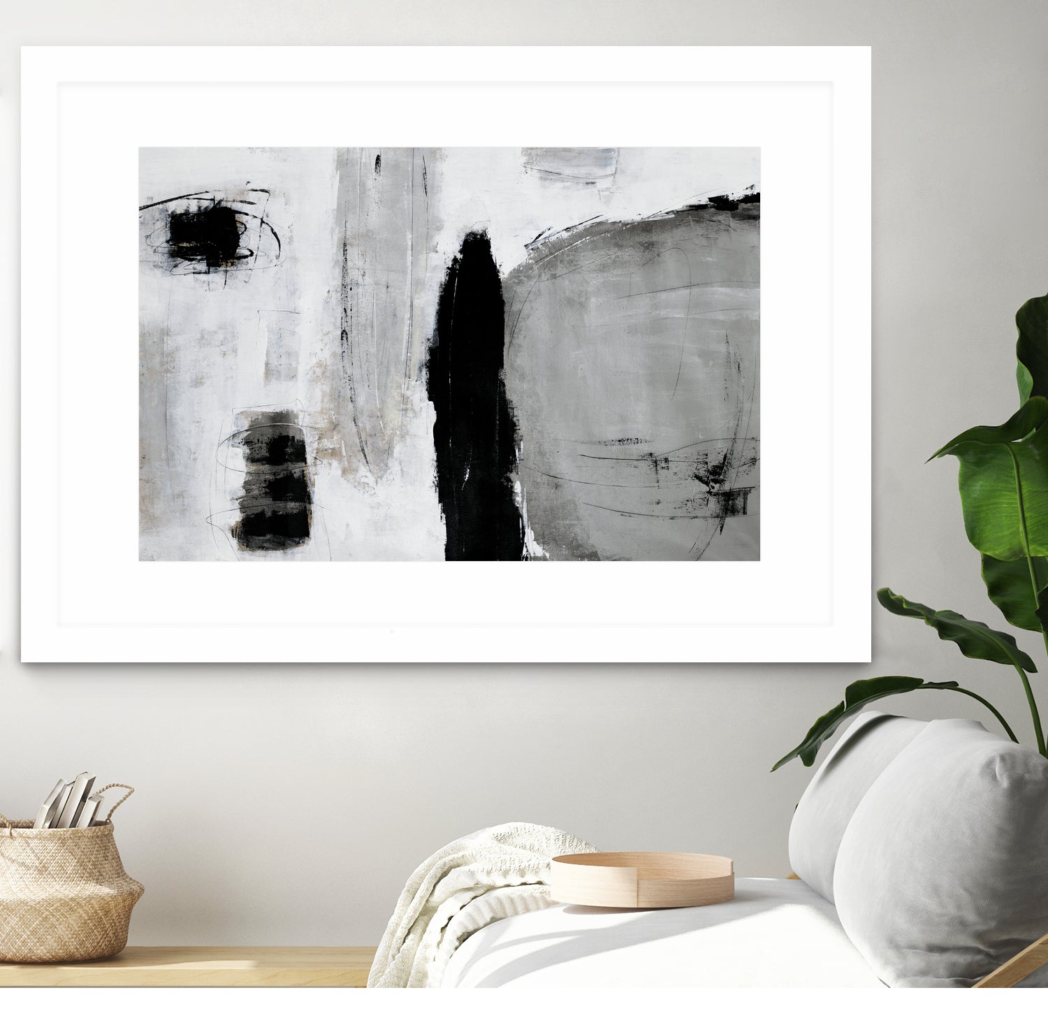 Unlevel by Daleno Art on GIANT ART - grey abstract