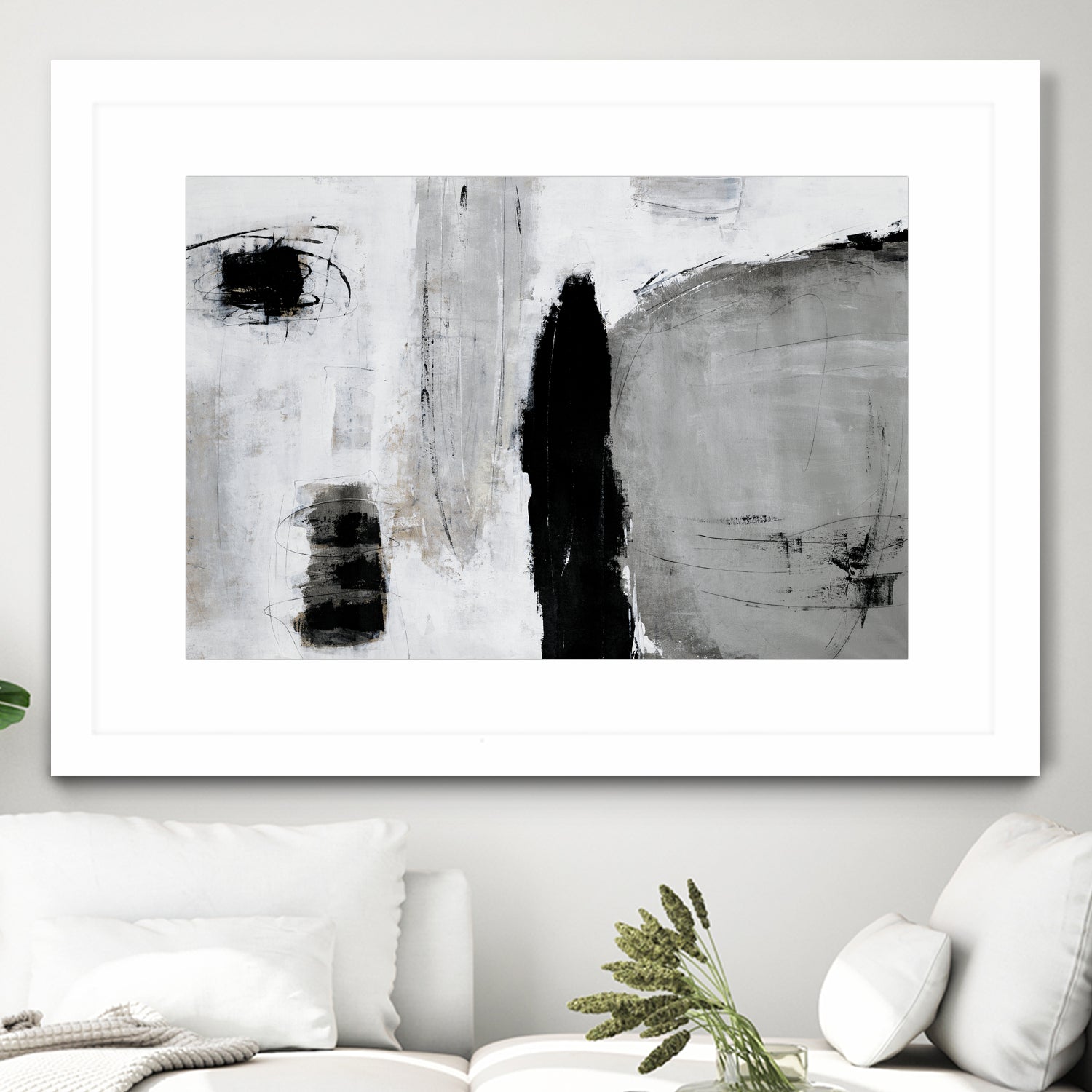 Unlevel by Daleno Art on GIANT ART - grey abstract