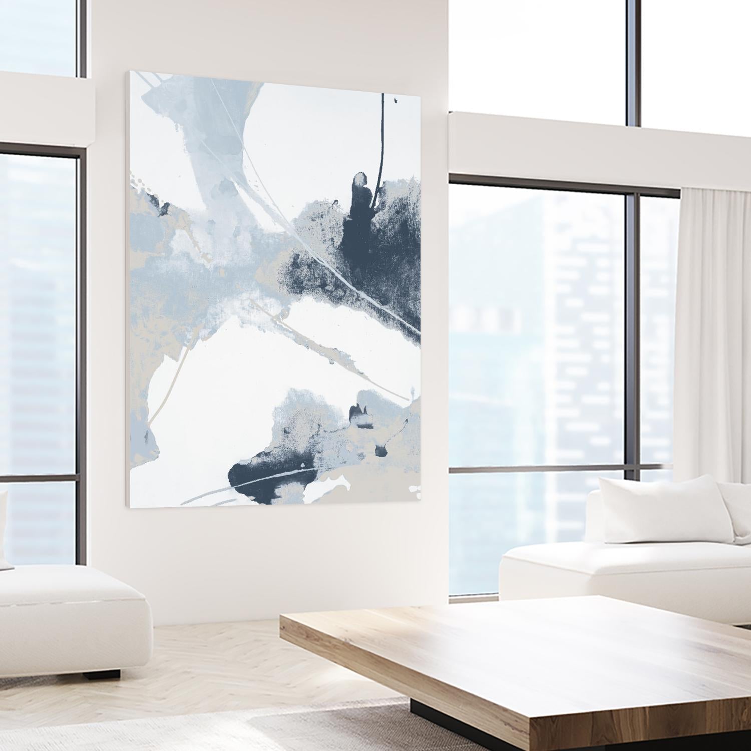 All Good Humor I by Daleno Art on GIANT ART - white abstract abstrait