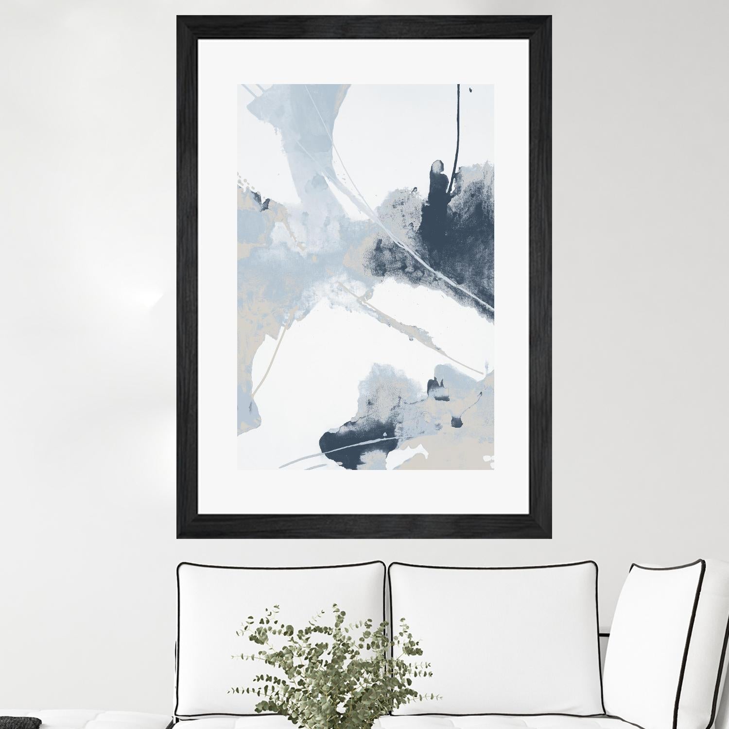 All Good Humor I by Daleno Art on GIANT ART - white abstract abstrait