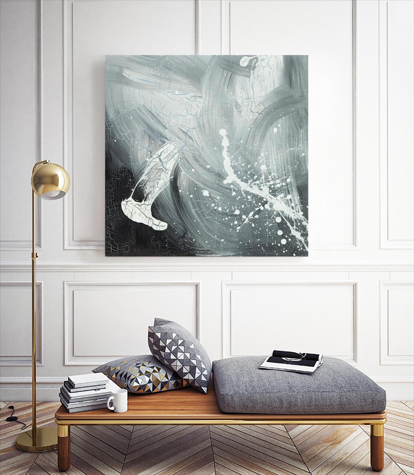 Petrify VIII by Daleno Art on GIANT ART - blue abstract abstract