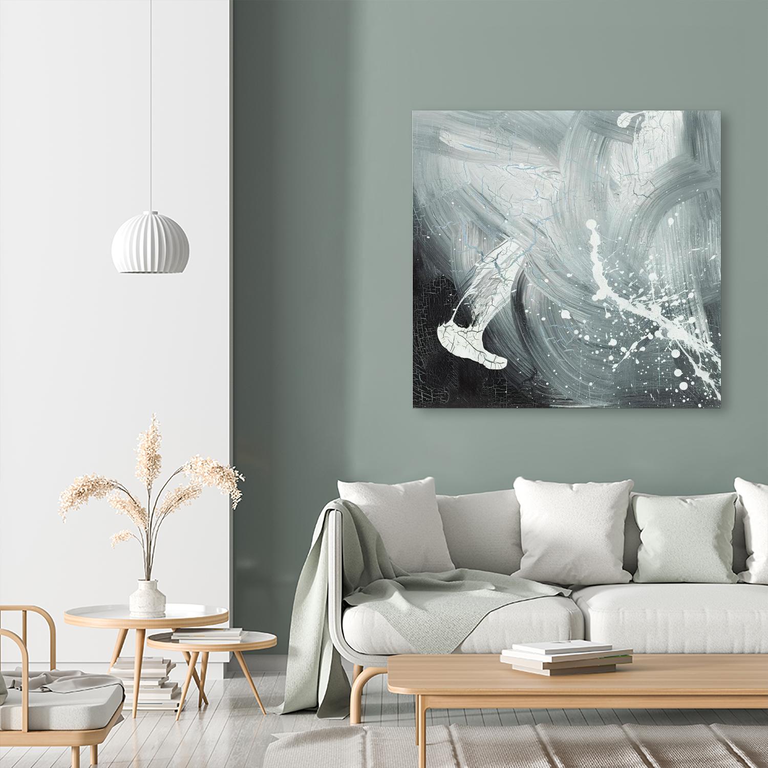 Petrify VIII by Daleno Art on GIANT ART - blue abstract abstract