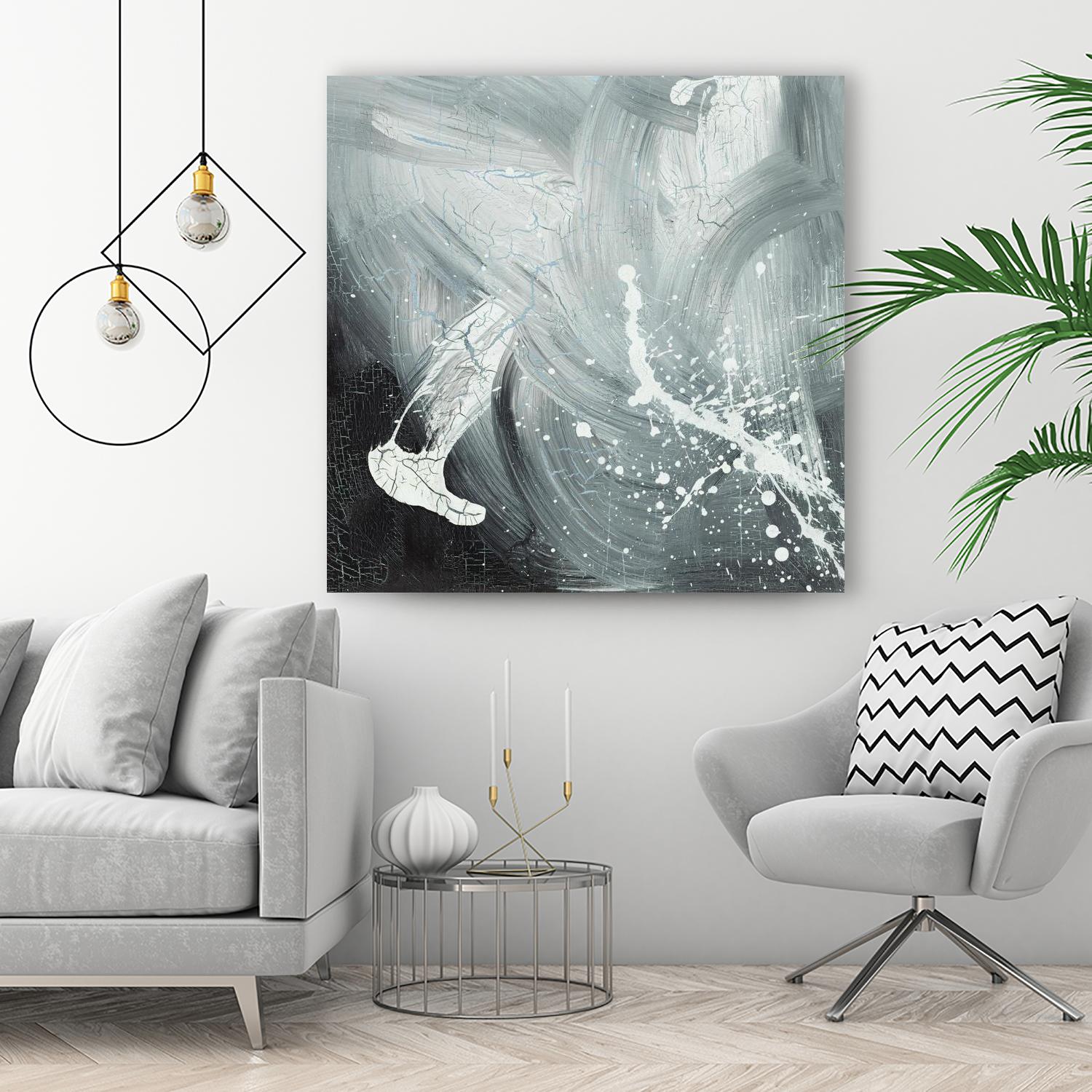 Petrify VIII by Daleno Art on GIANT ART - blue abstract abstract