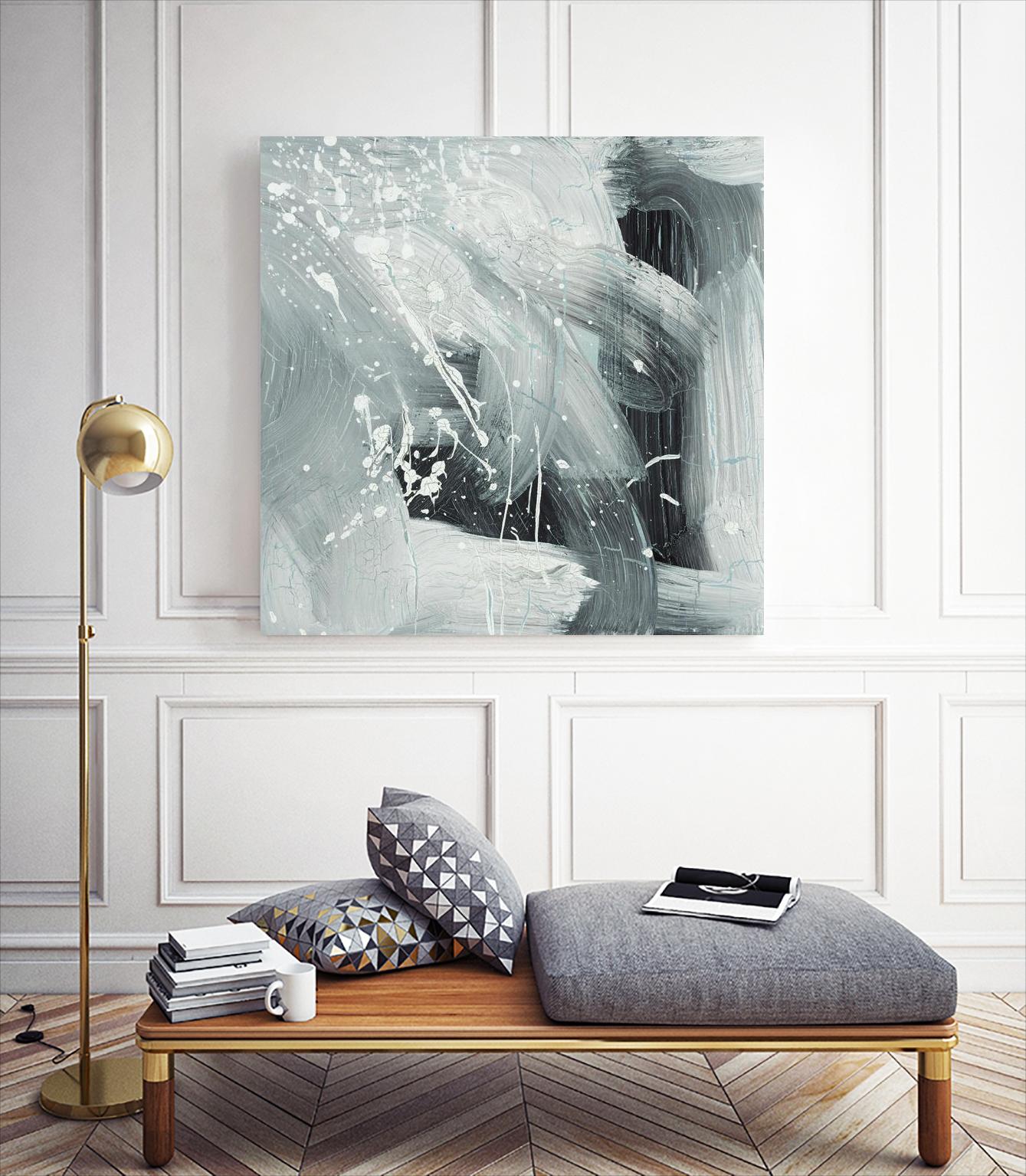 Petrify IX by Daleno Art on GIANT ART - blue abstract abstract