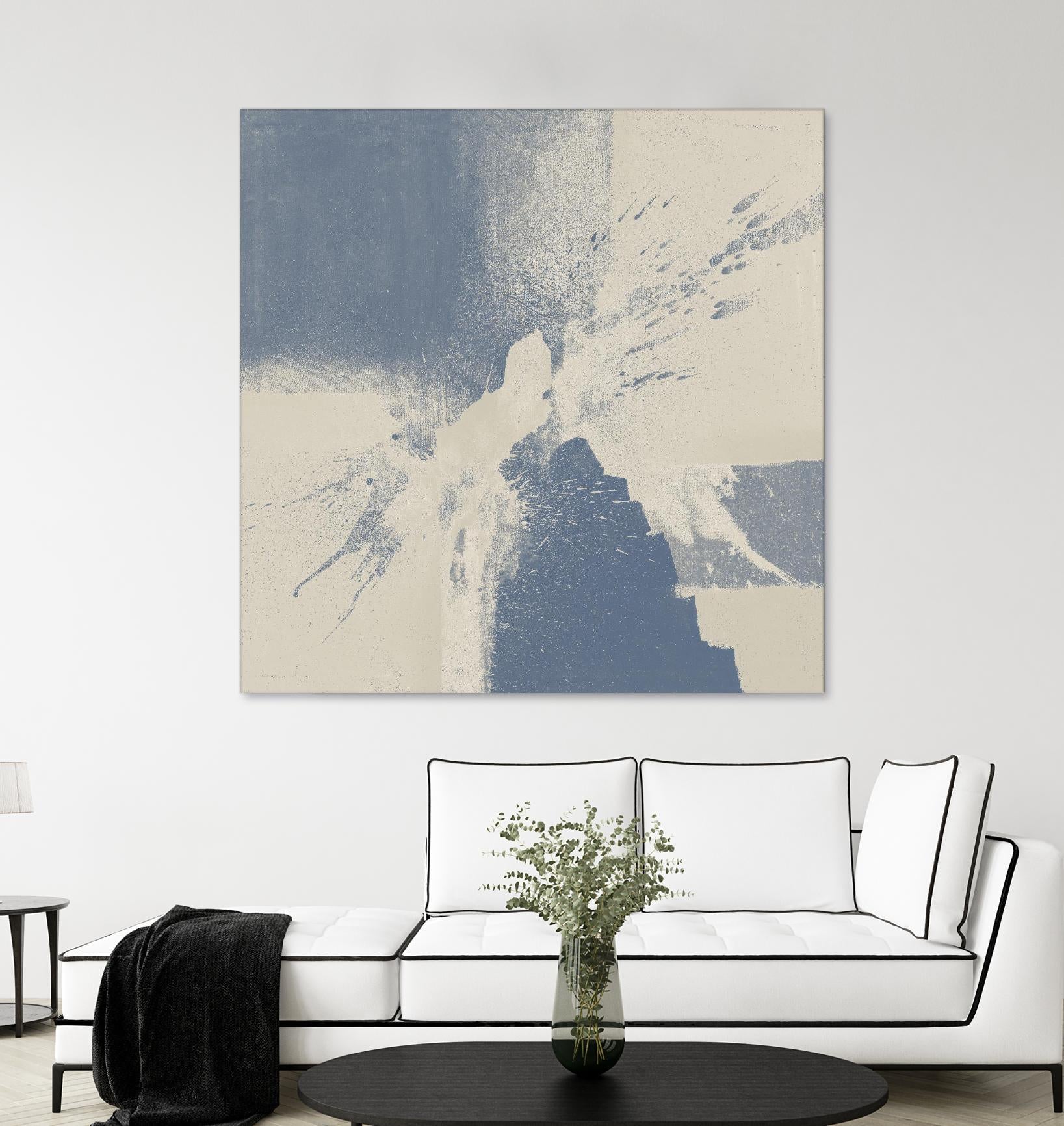 Cool Fury I by Daleno Art on GIANT ART - blue abstract abstrait