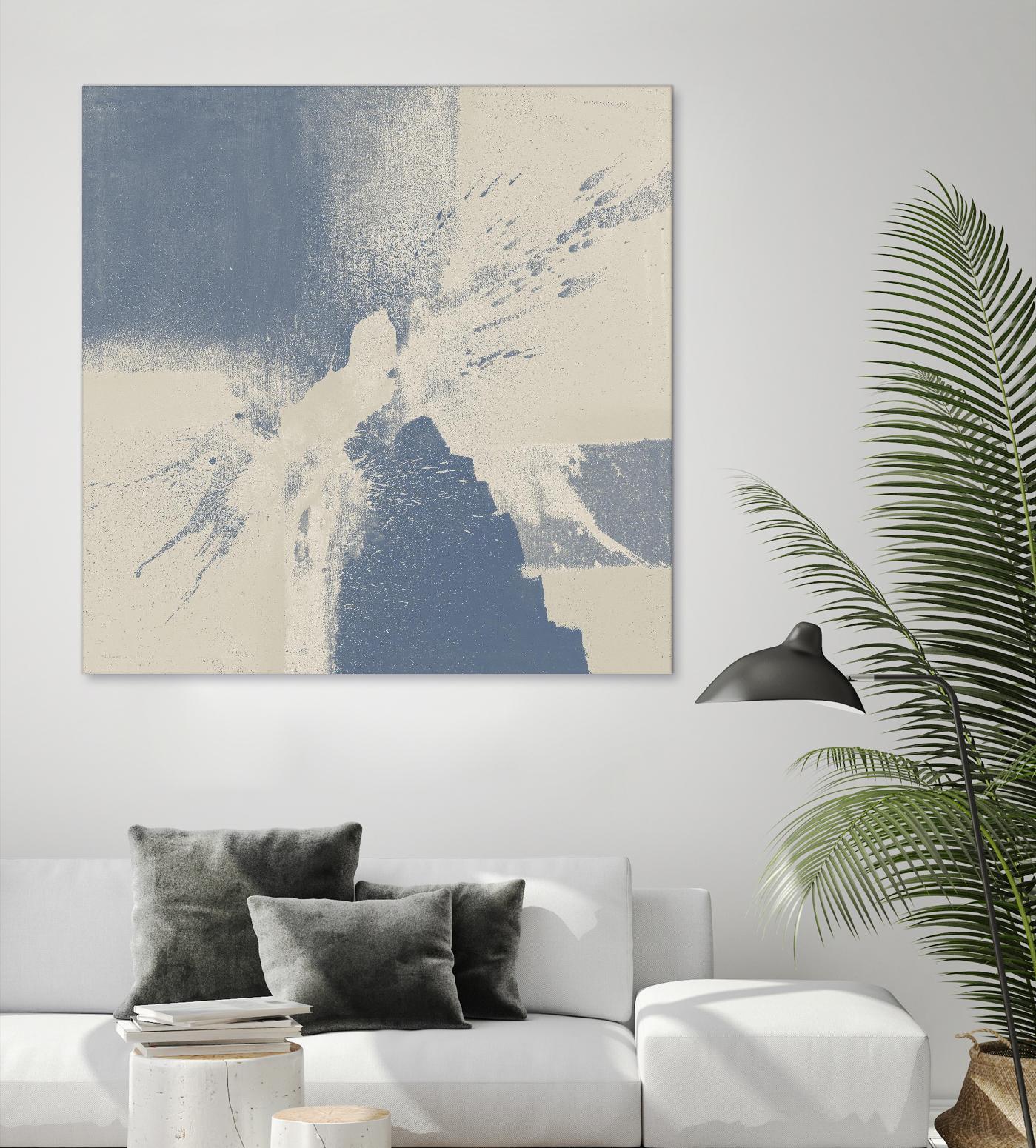 Cool Fury I by Daleno Art on GIANT ART - blue abstract abstrait