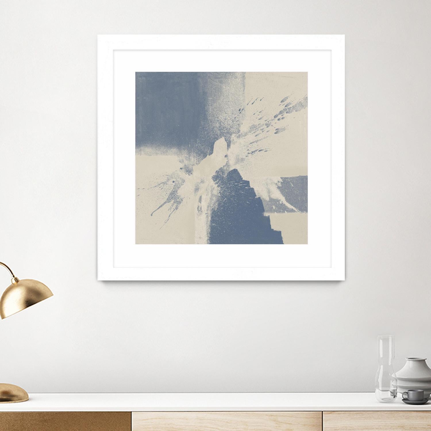 Cool Fury I by Daleno Art on GIANT ART - blue abstract abstrait