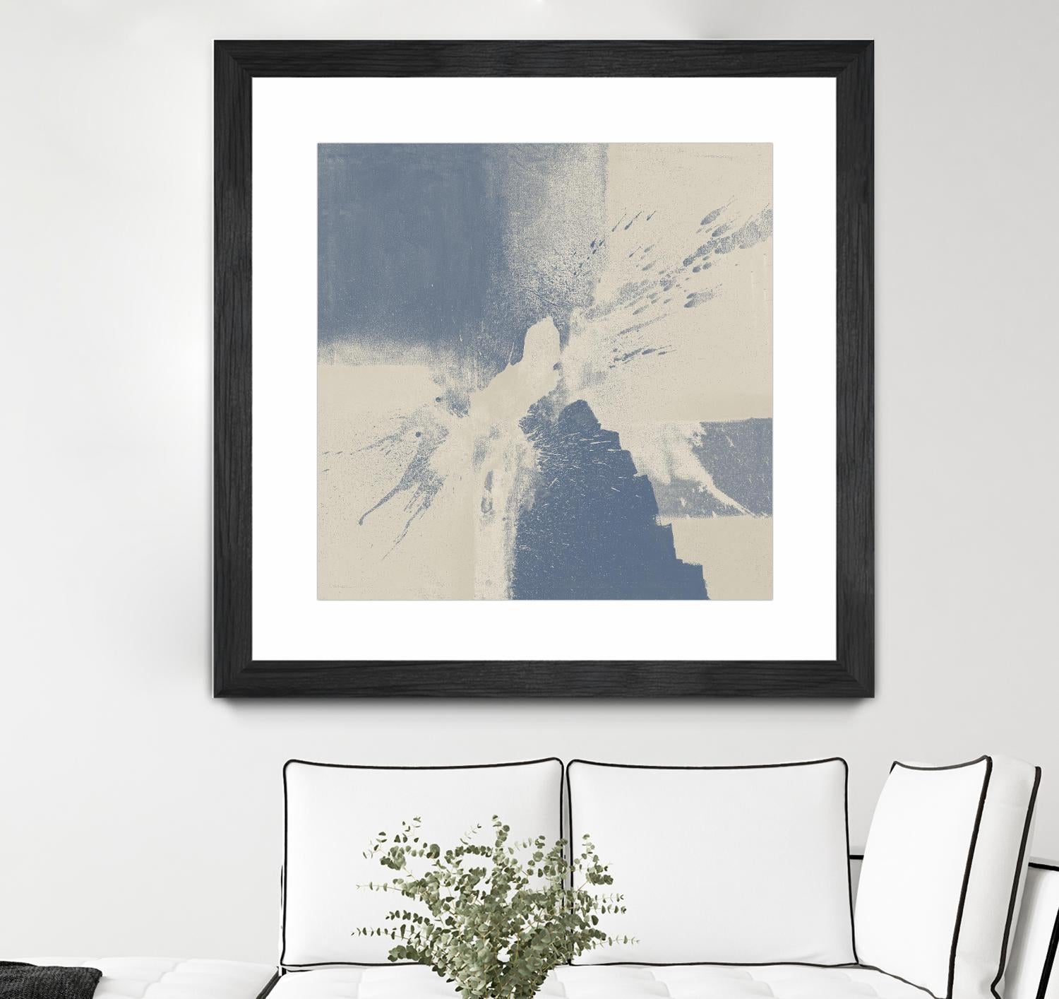 Cool Fury I by Daleno Art on GIANT ART - blue abstract abstrait