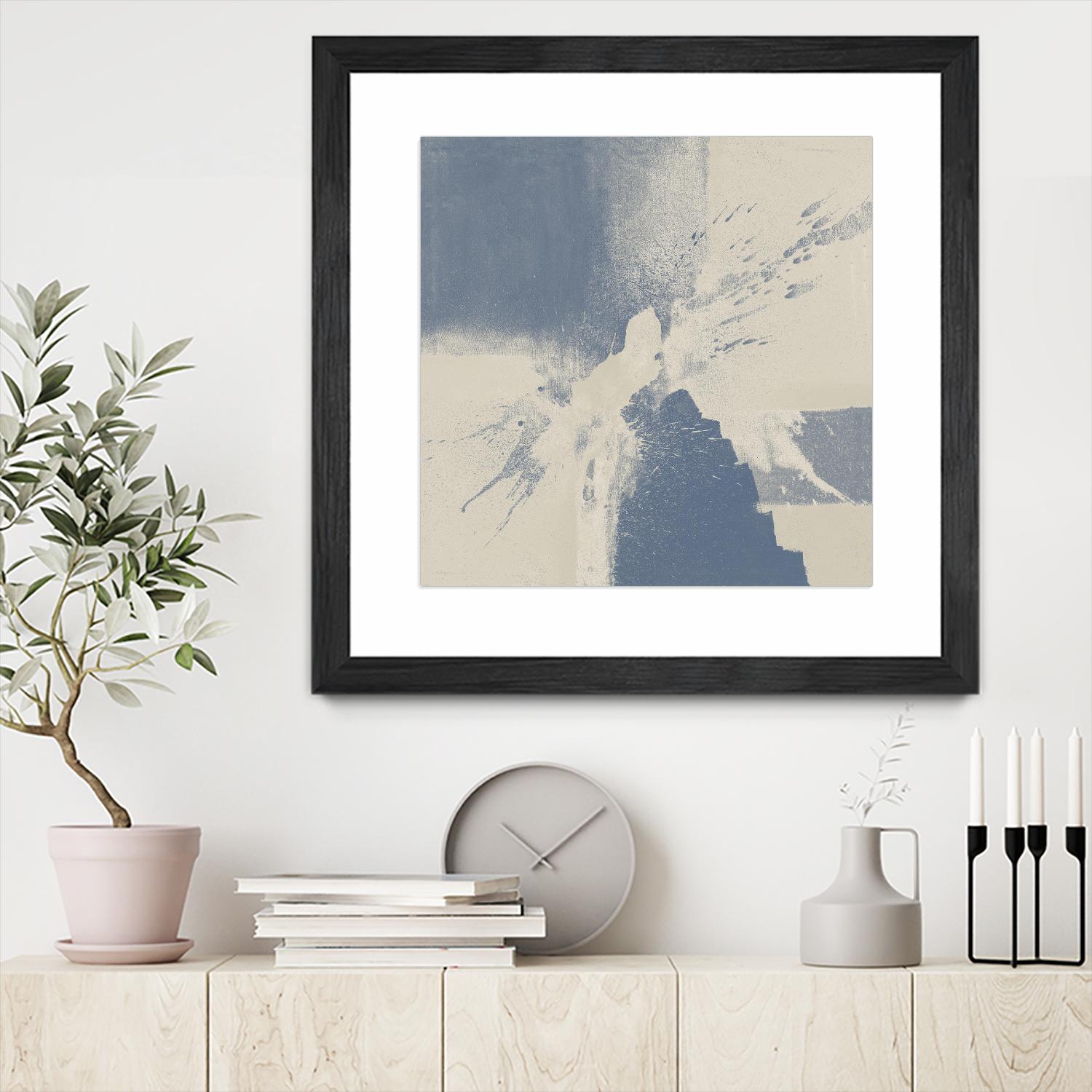 Cool Fury I by Daleno Art on GIANT ART - blue abstract abstrait