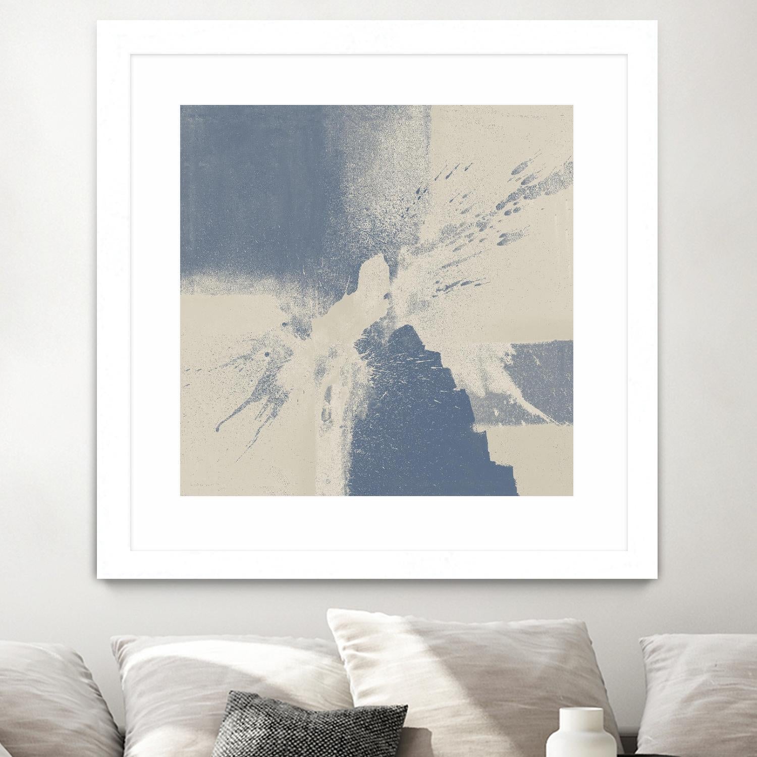 Cool Fury I by Daleno Art on GIANT ART - blue abstract abstrait