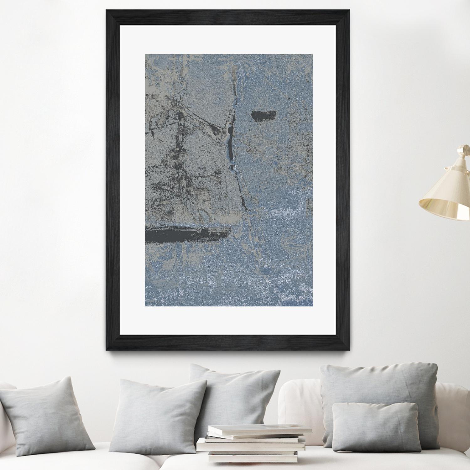 Hatchback II by Daleno Art on GIANT ART - blue abstract abstrait