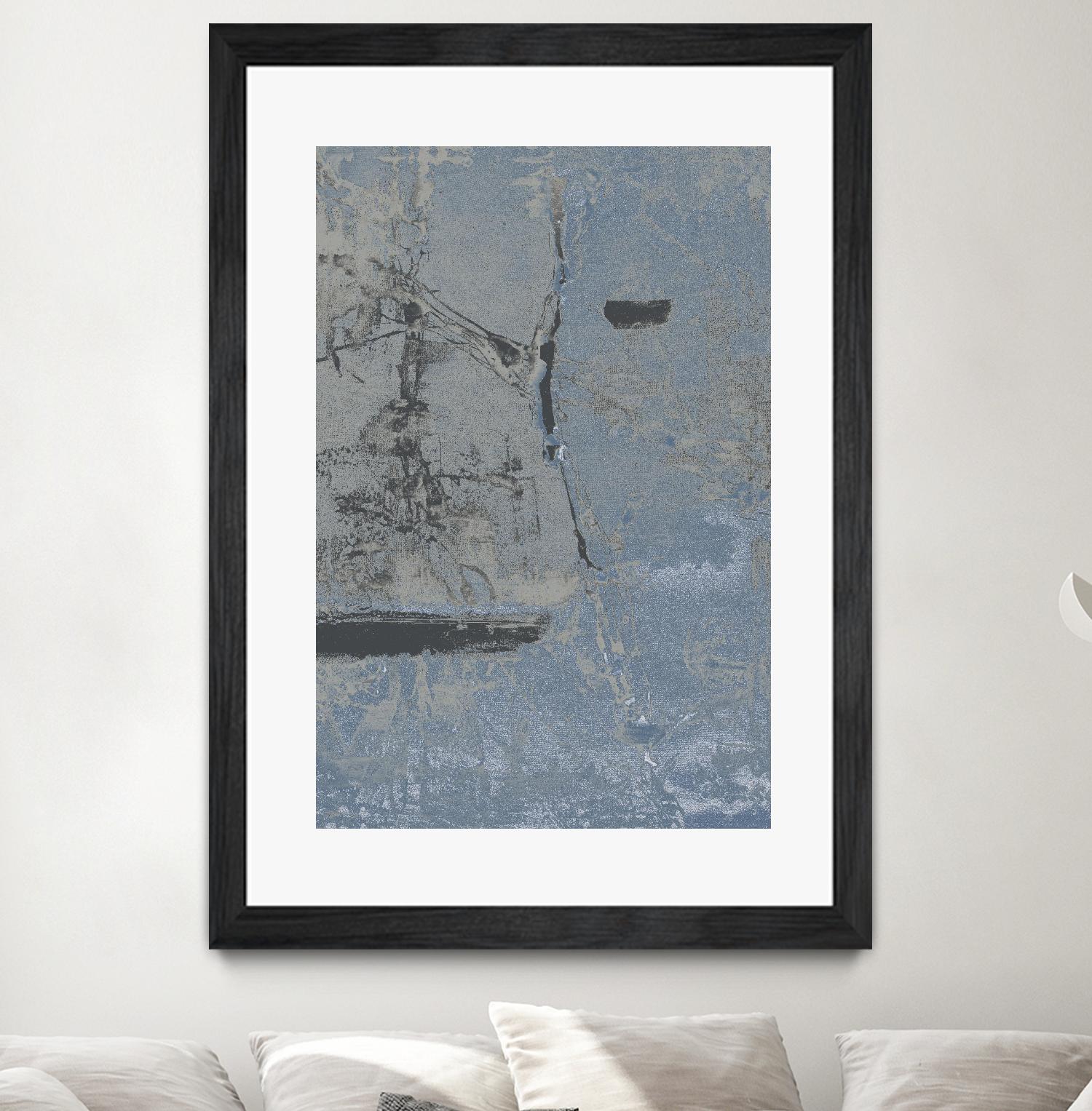 Hatchback II by Daleno Art on GIANT ART - blue abstract abstrait