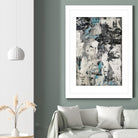 Wall Street Transactions.tif by Daleno Art on GIANT ART - blue street art abstrait