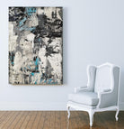 Wall Street Transactions.tif by Daleno Art on GIANT ART - blue street art abstrait